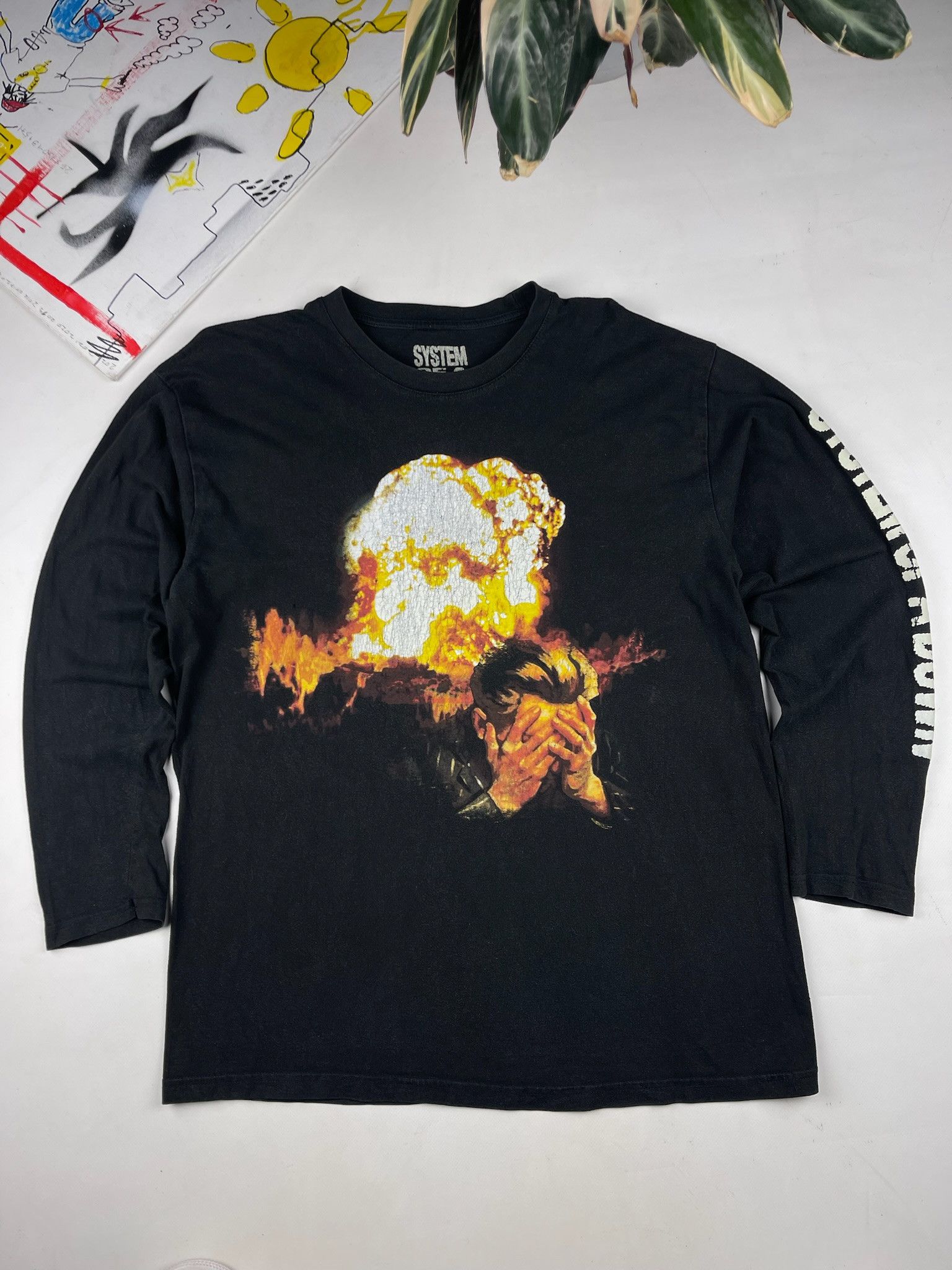 Band Tees System Of A Down longsleeve Size US M / EU 48-50 / 2 - 2 Thumbnail