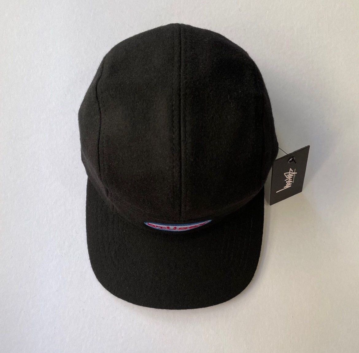 Stussy NEW Stussy 5 Panel Oval Patch Wool Camp Cap Hat Size ONE SIZE - 3 Thumbnail