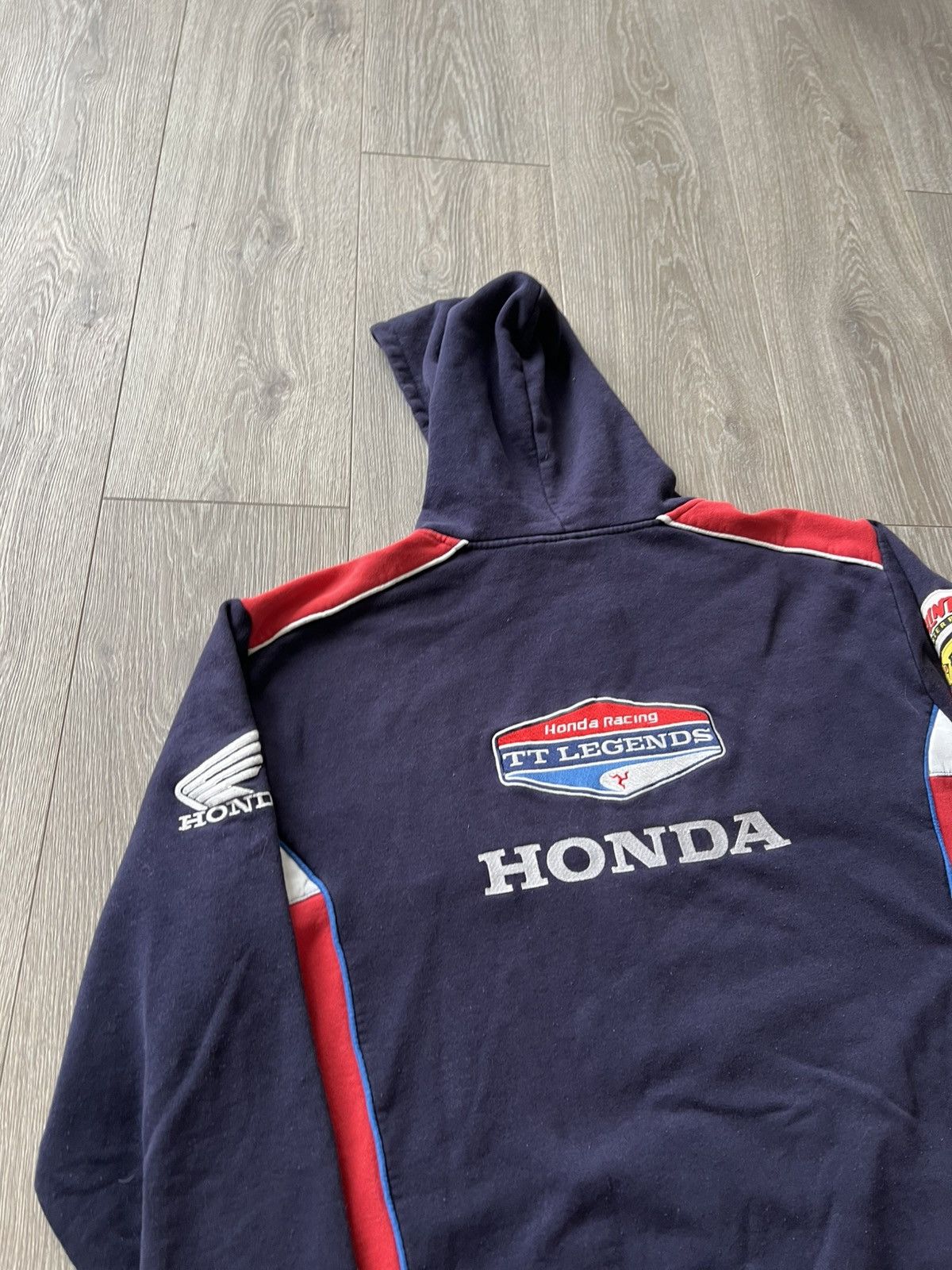 Honda Vintage Honda Racing Zip Hoodie Size US XL / EU 56 / 4 - 16 Thumbnail