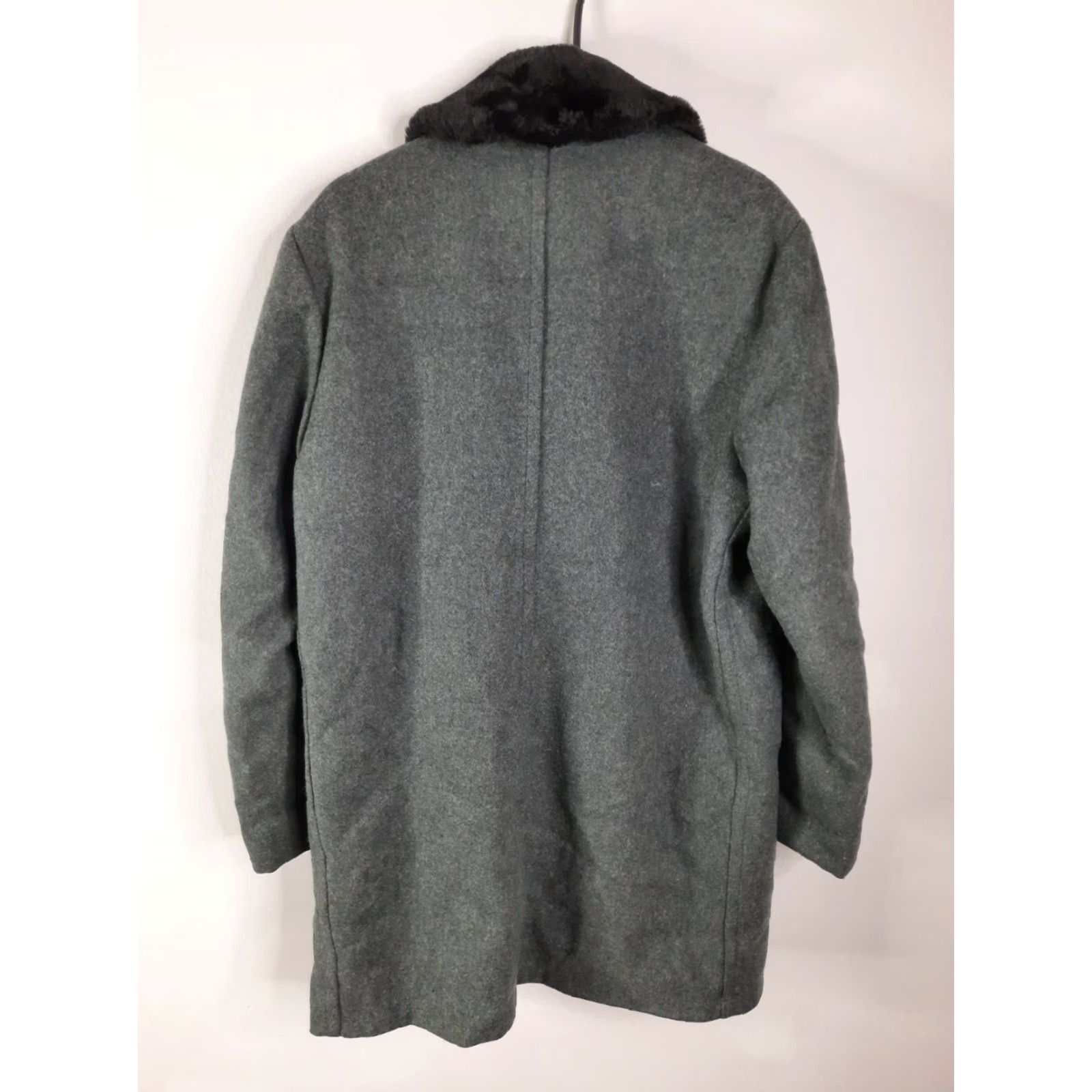 Greats VINTAGE Great Western Coat Wool Green 40 WoolLining Faux Fur Collar Men Size 40 Regular Coat Size US XXS / EU 40 - 2 Thumbnail