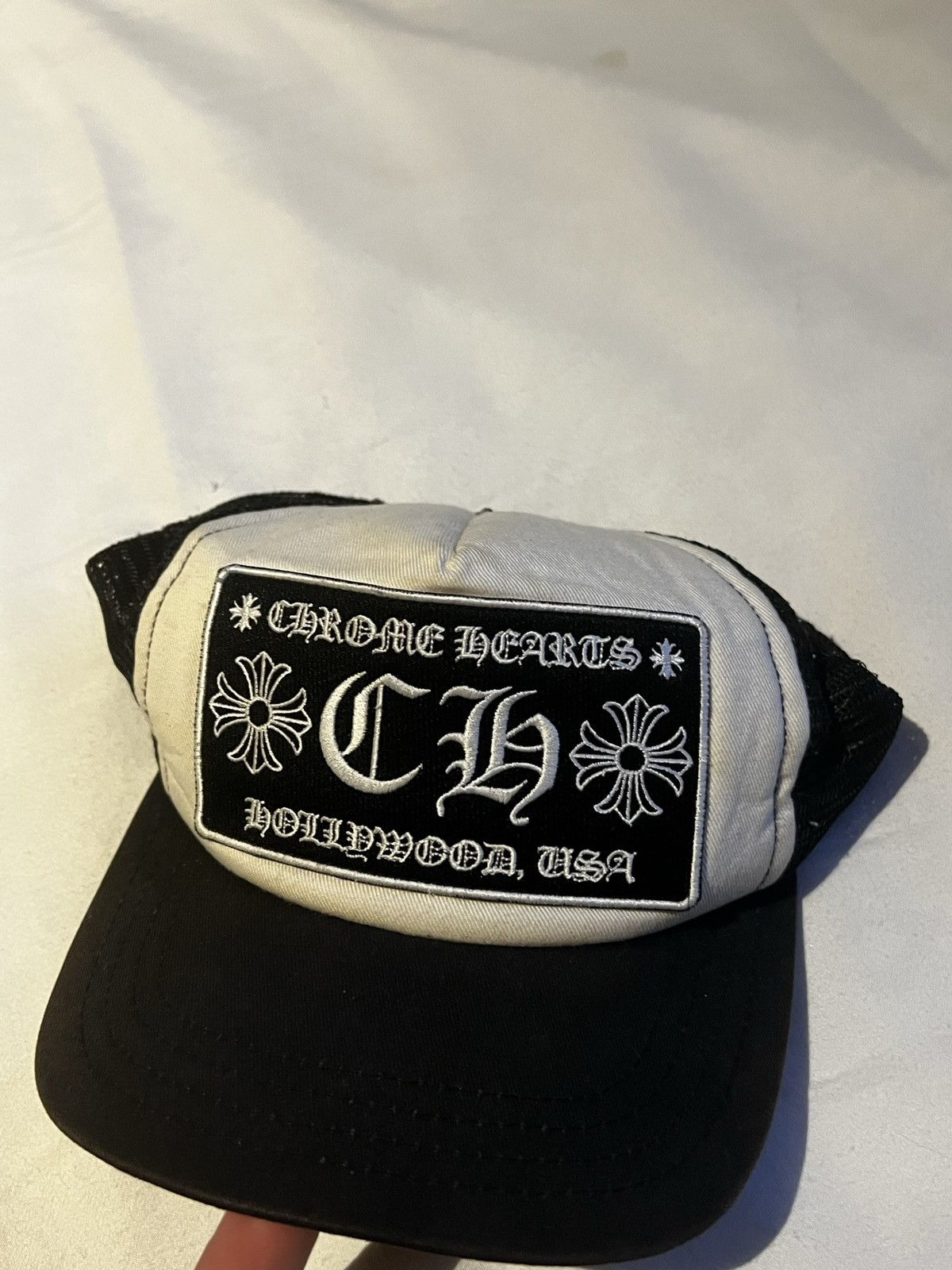 Chrome Hearts Chrome Hearts CH Logo Trucker Hat Size ONE SIZE - 18 Thumbnail
