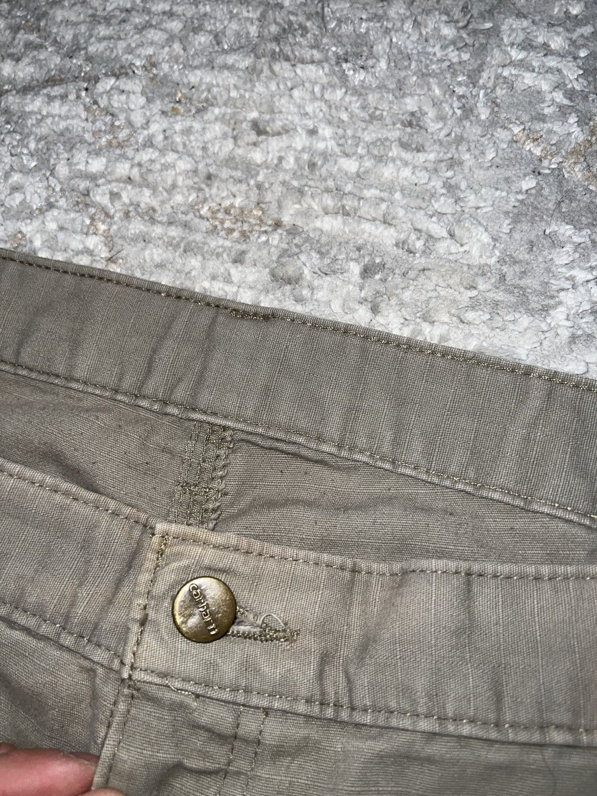 Carhartt × Vintage CARHARTT VINTAGE DISSERTED VINTAGE REGULAR CARGO PANTS KHAKI Size US 38 / EU 54 - 6 Thumbnail