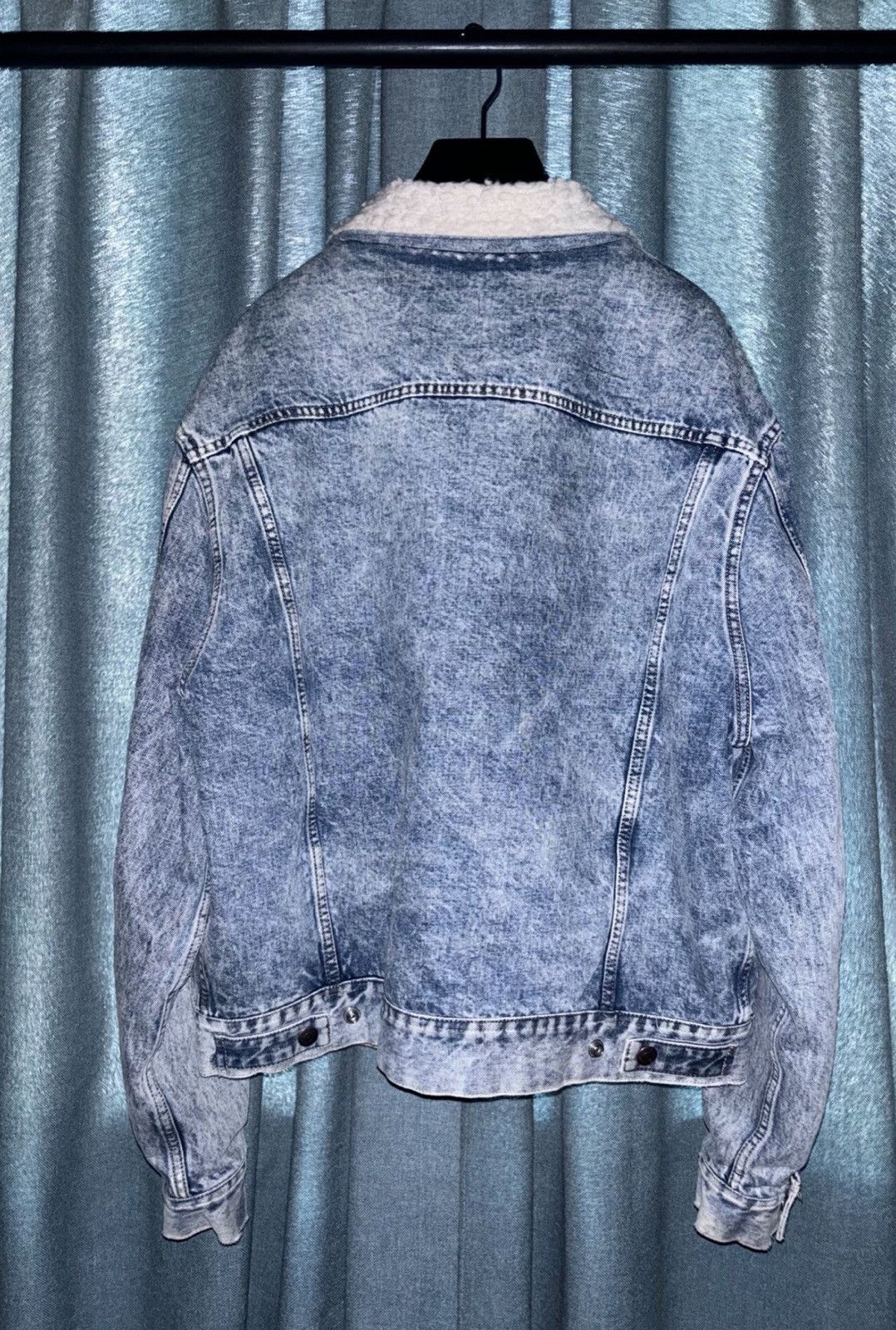 Celine Celine 2021FW Runway Lamb Fur Denim Jacket Size US L / EU 52-54 / 3 - 2 Thumbnail