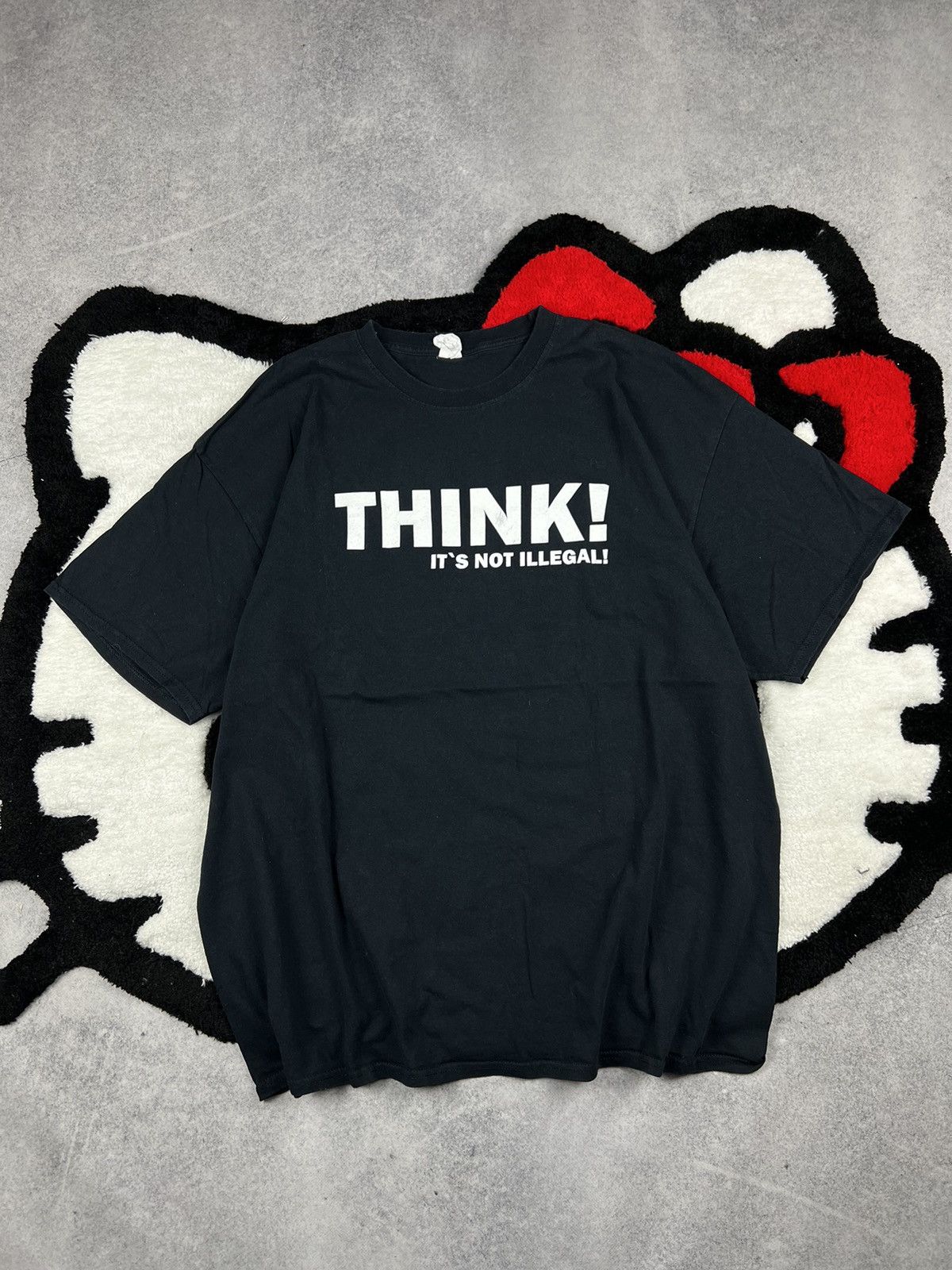 Vintage Y2K Crazy Humor Adult Think! It’s Not Legal Drugs Tee Size US XXL / EU 58 / 5 - 1 Thumbnail