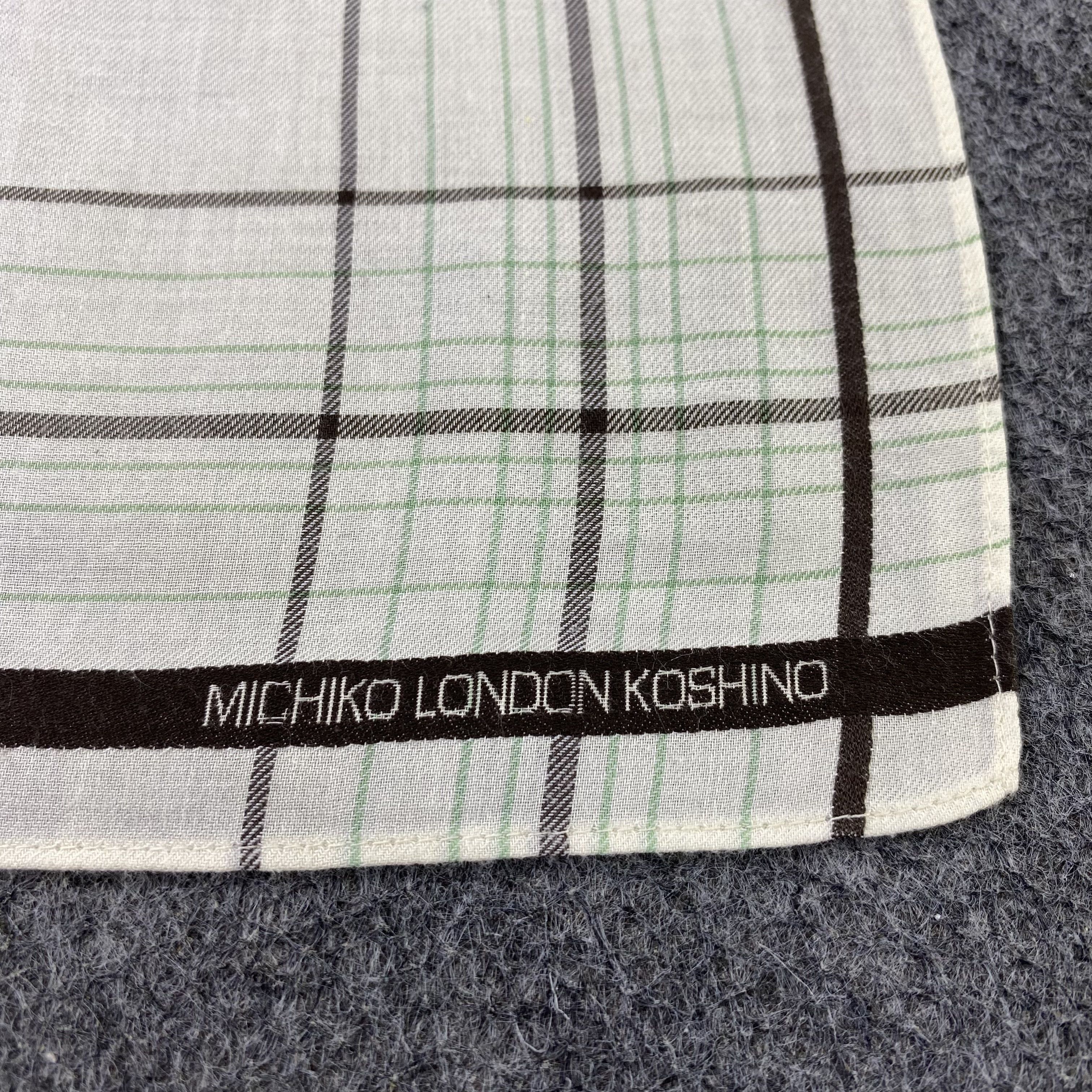 Michiko Koshino London Michiko Koshino Handkerchief Neckerchief Bandana-B2005 Size ONE SIZE - 7 Thumbnail