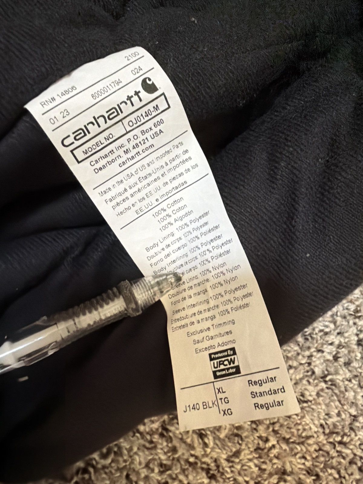Carhartt Carhartt loose fit jacket Size US XL / EU 56 / 4 - 2 Thumbnail