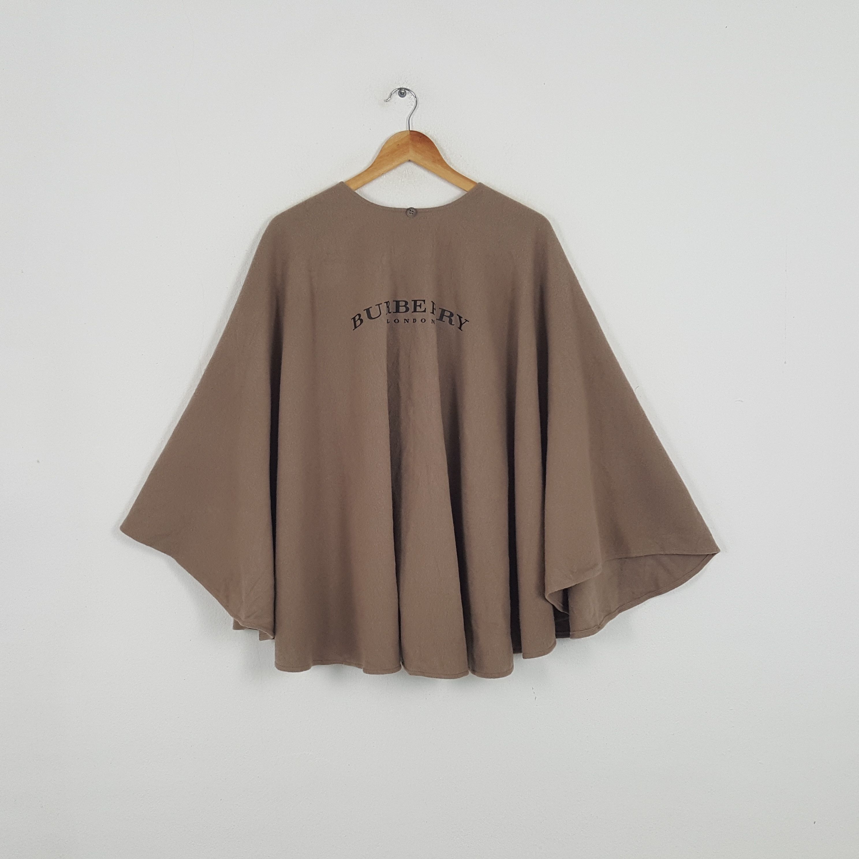 Burberry × Vintage Vintage Burberry London Luxury Brand Cape Jacket Size XXL / US 16-18 / IT 52-54 - 1 Thumbnail