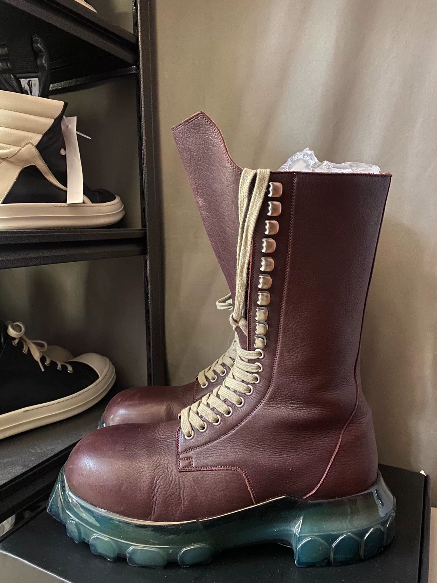Rick Owens Rick Owens Multi Hitop Sneakers 43 Men Size US 10 / EU 43 - 1 Thumbnail