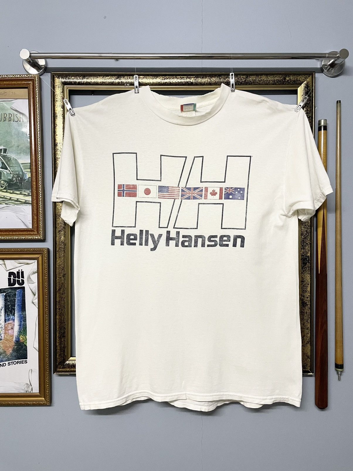 Helly Hansen Vintage 1990s Original Helly Hansen Country Flag Distressed Size US L / EU 52-54 / 3 - 1 Thumbnail