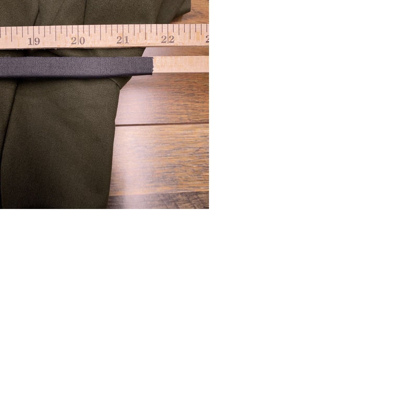 Olive Combatant Gentlemen Sport Coat Slim 42R Olive Green Notch Lapel 2-Button Single-Breasted Blazer Jacket Mens Regular Size 42R - 10 Thumbnail