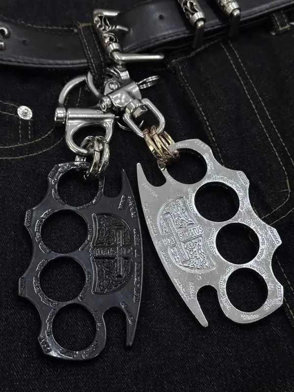 Jewelry Finger with tiger Keychain, y2k Keychain Size ONE SIZE - 7 Thumbnail
