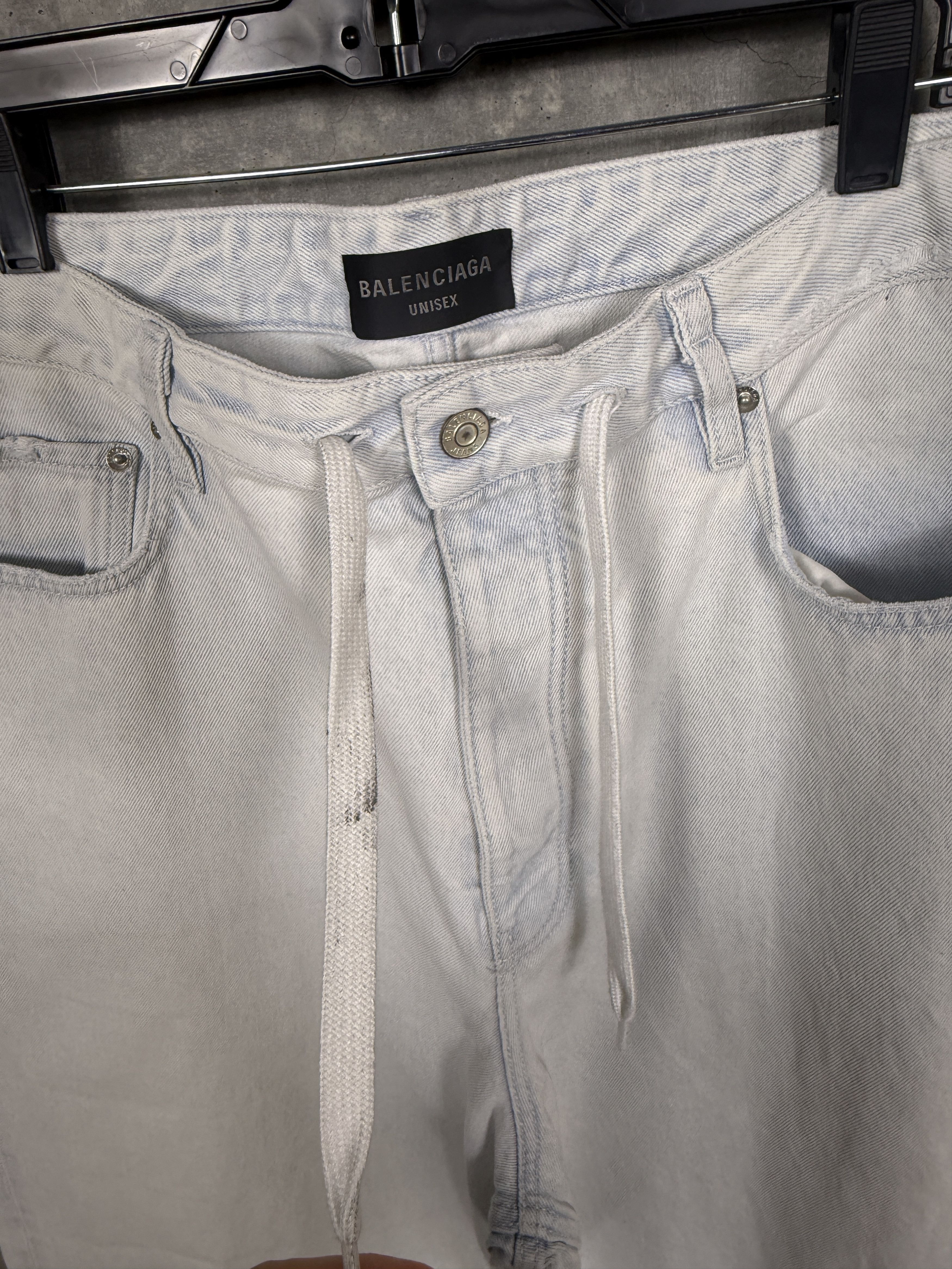 Balenciaga NWT $1850 BALENCIAGA L OVERSIZED BAGGY PANTS Size US 35 - 4 Thumbnail