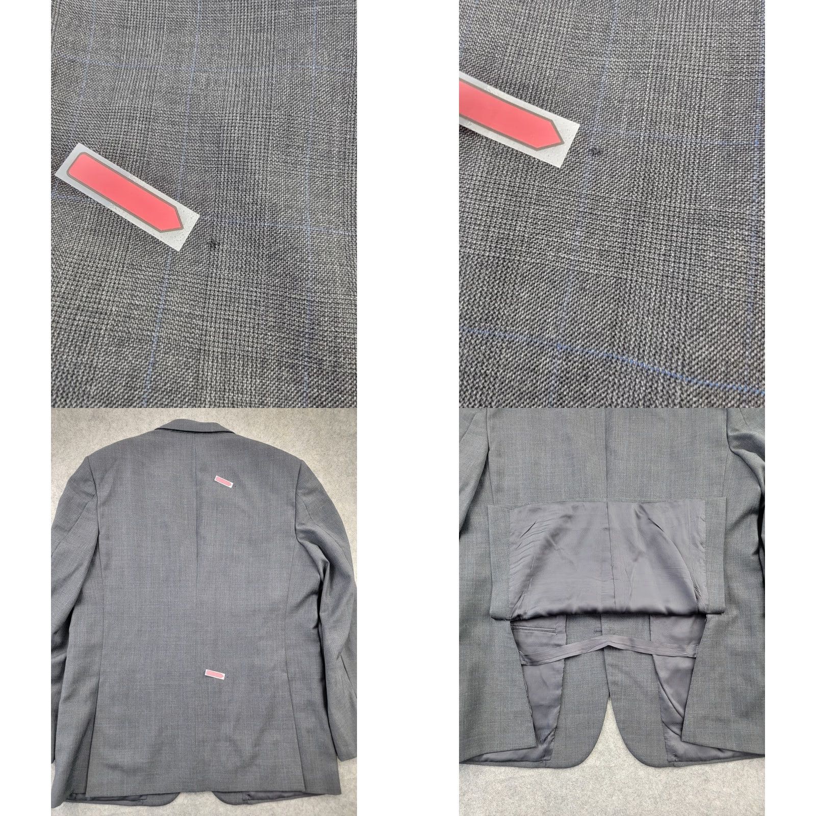 Brooks Brothers VINTAGE Brooks Brothers Suit Jacket Mens 42R Gray 100% Wool Blazer Made in USA 2006 Size 42R - 9 Thumbnail