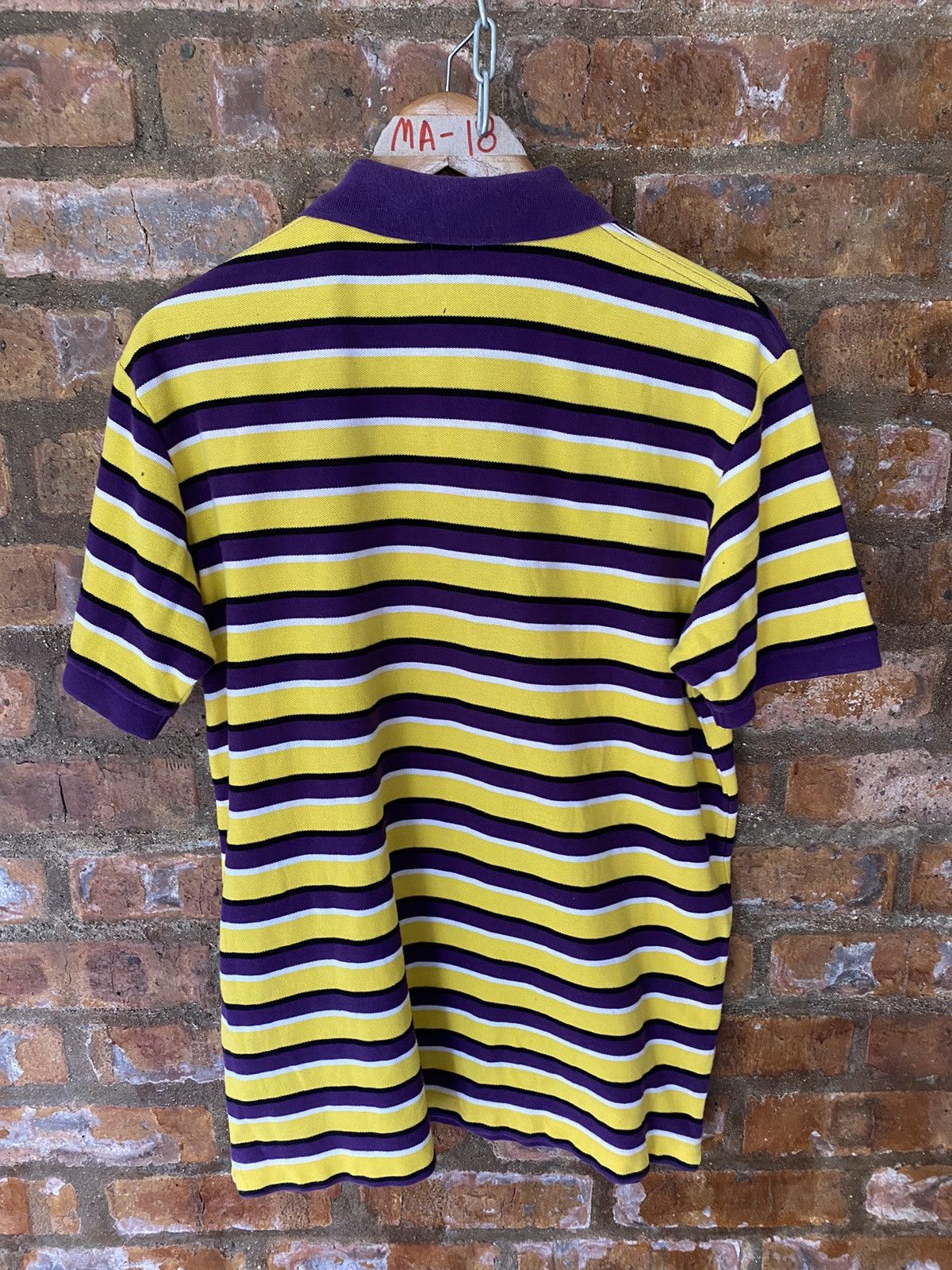 Bape 2008 Bape Milo stripe polo Size US L / EU 52-54 / 3 - 8 Thumbnail