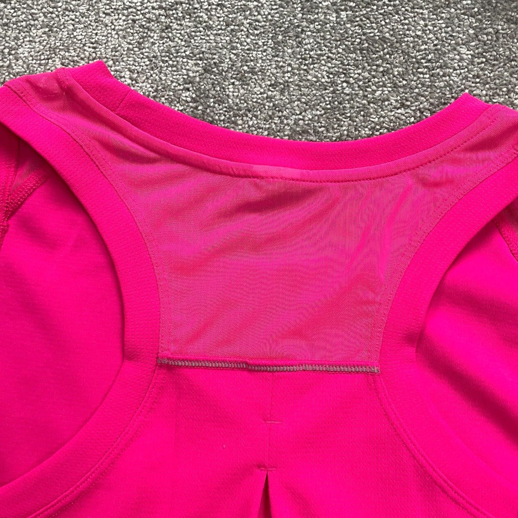 Pinko Unbranded Tank Women Large Pink Racerback Sleeveless Athletic Activewear Womens Size L / US 10 / IT 46 - 4 Thumbnail
