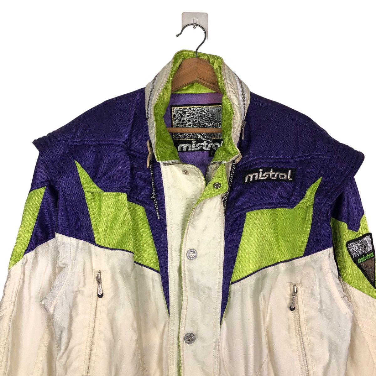 Japanese Brand 🔥Cropped Biker Ski Jacket Mistral Japan Bondage Cargo Size US L / EU 52-54 / 3 - 3 Thumbnail