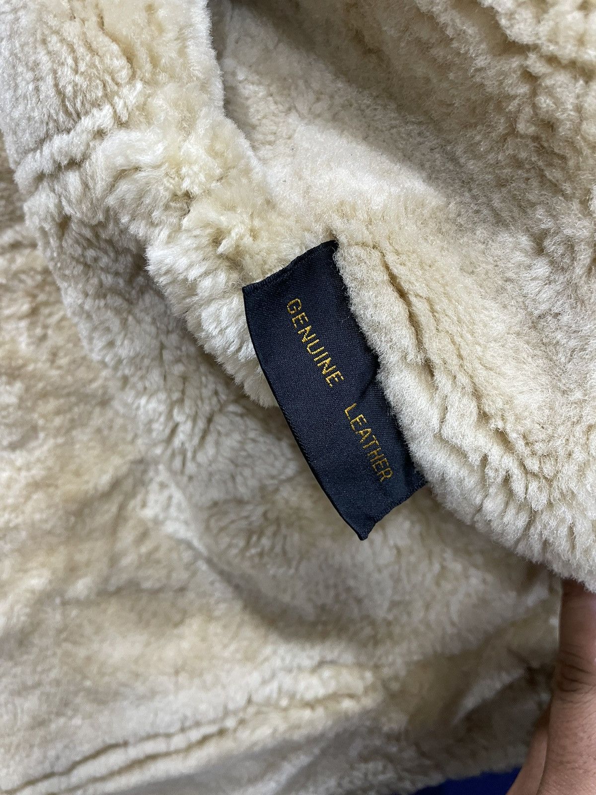 Harley Davidson Rare Vintage 90s Harley Davidson Sheepskin Shearling Jacket Size US M / EU 48-50 / 2 - 11 Thumbnail