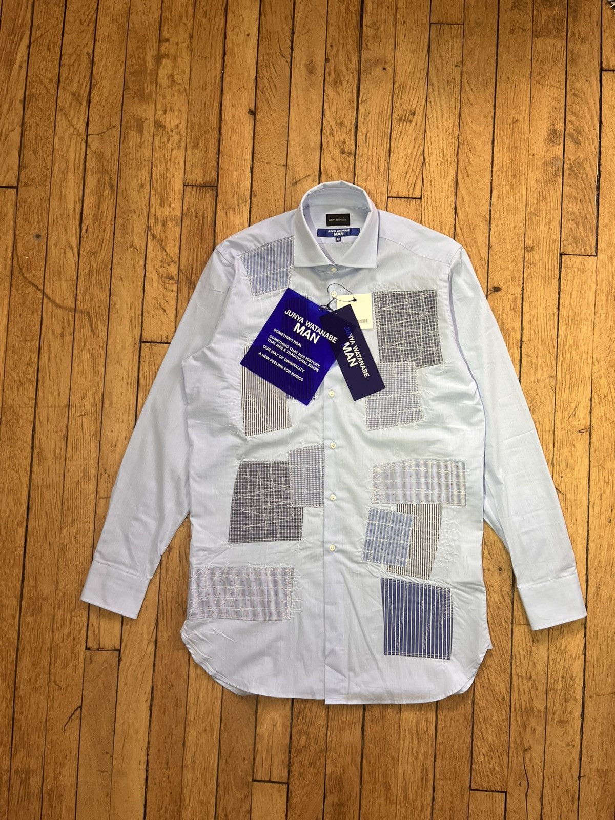 Junya Watanabe Patchwork shirt Junya Watanabe MAN x Guy Rover (M) Size US M / EU 48-50 / 2 - 3 Thumbnail