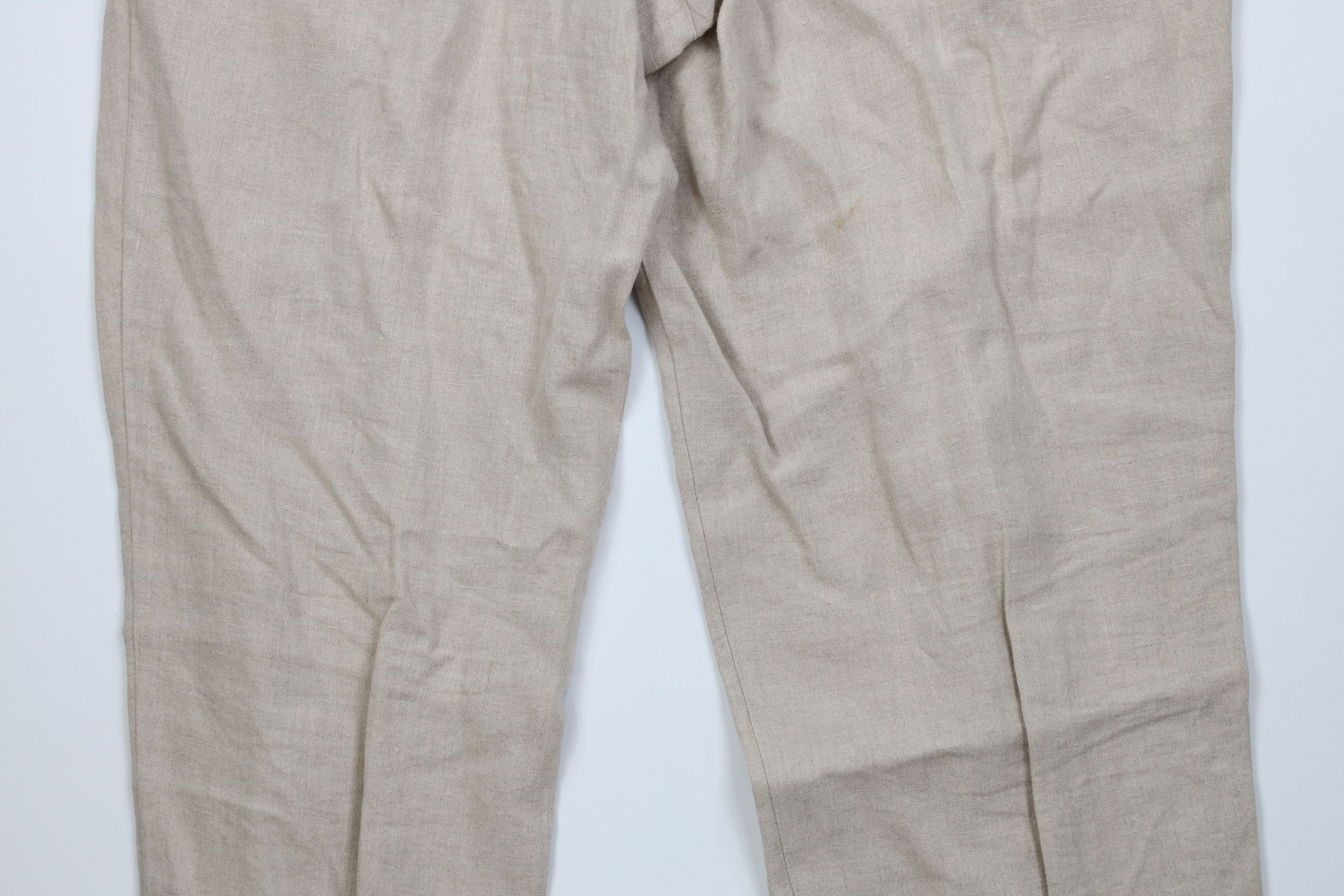 Vintage Vintage 90s Y2K Streetwear Knit Wide Leg Chino Pants Beige Size US 36 / EU 52 - 12 Thumbnail