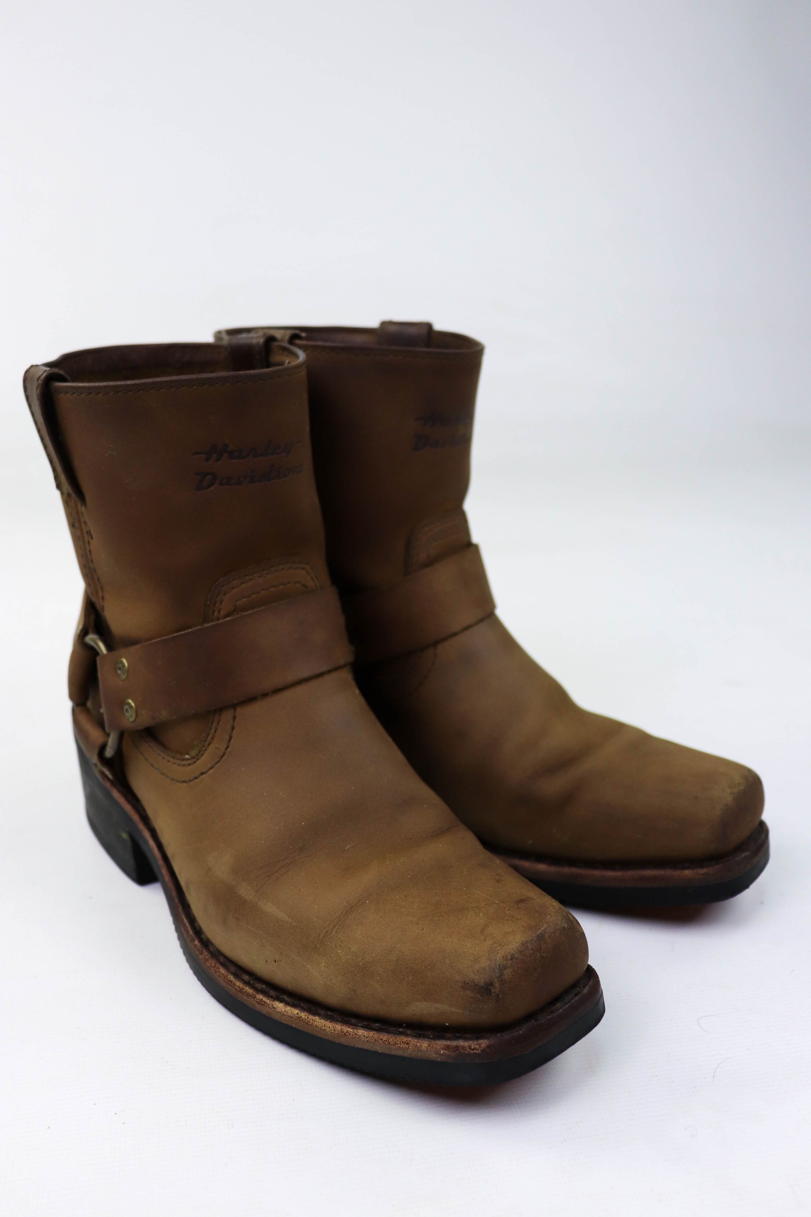 Harley Davidson Harley-Davidson Abbington Harness Leather Motorcycle Boots Size US 8.5 / IT 38.5 - 8 Thumbnail