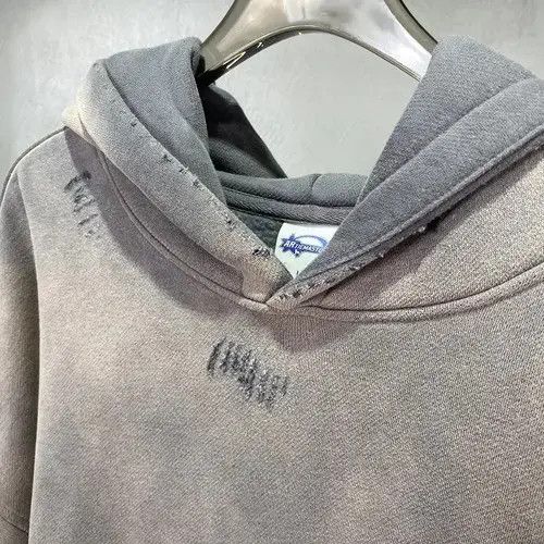VIBE #33 Speckled Ink Rubbed Hoodie Distressed Size US XL / EU 56 / 4 - 4 Thumbnail