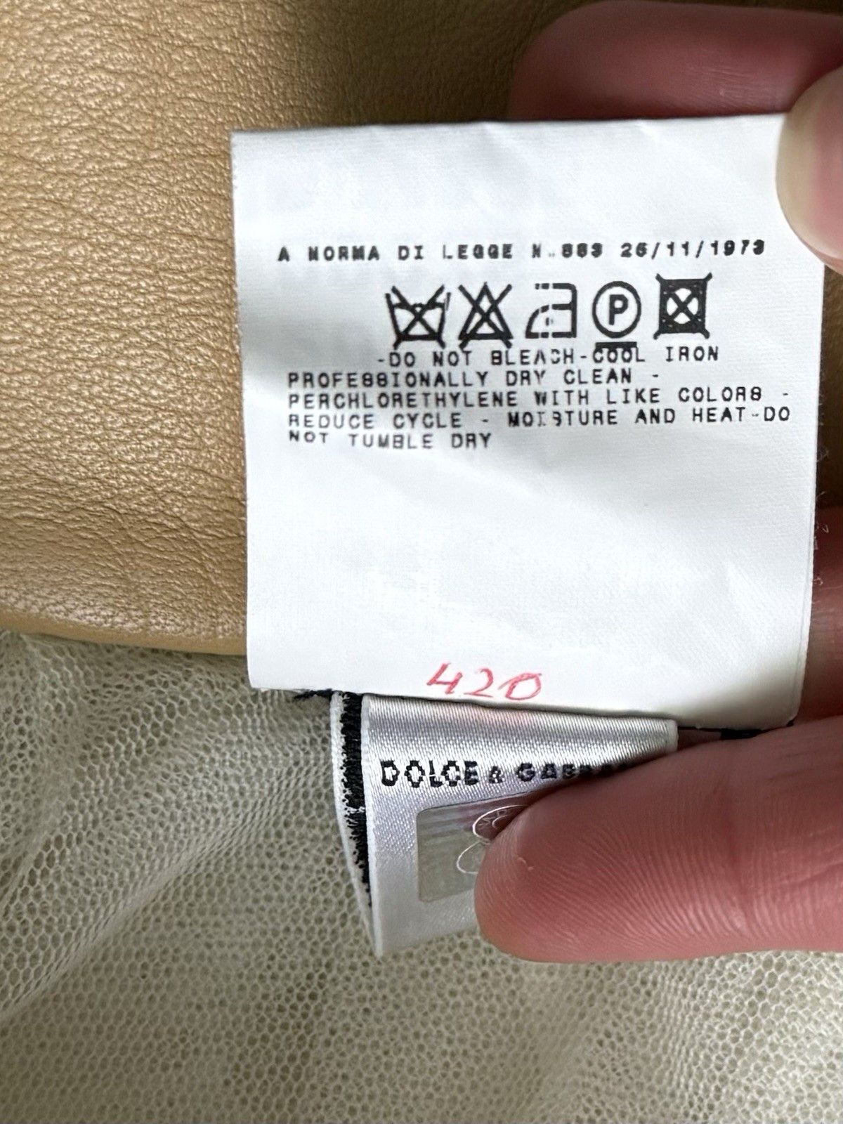 Dolce & Gabbana DDP Vintage DG Dolce&Gabbana Womens Mesh Skirt Rare size 44 Size 30" / US 8 / IT 44 - 15 Thumbnail
