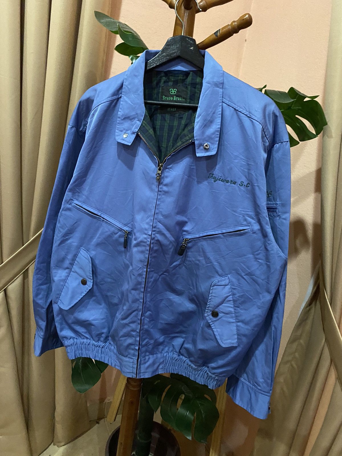 Vintage Vintage Bruno Bruni Blue Jacket Italian Heritage and Style Size US L / EU 52-54 / 3 - 2 Thumbnail