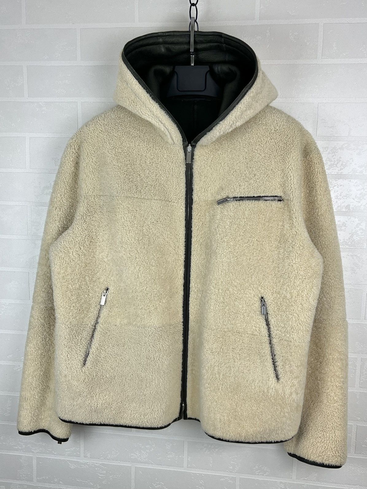 Hermes HERMES Jacket Leather Reversible Lambskin Sheepskin Men’s Size US XL / EU 56 / 4 - 19 Thumbnail