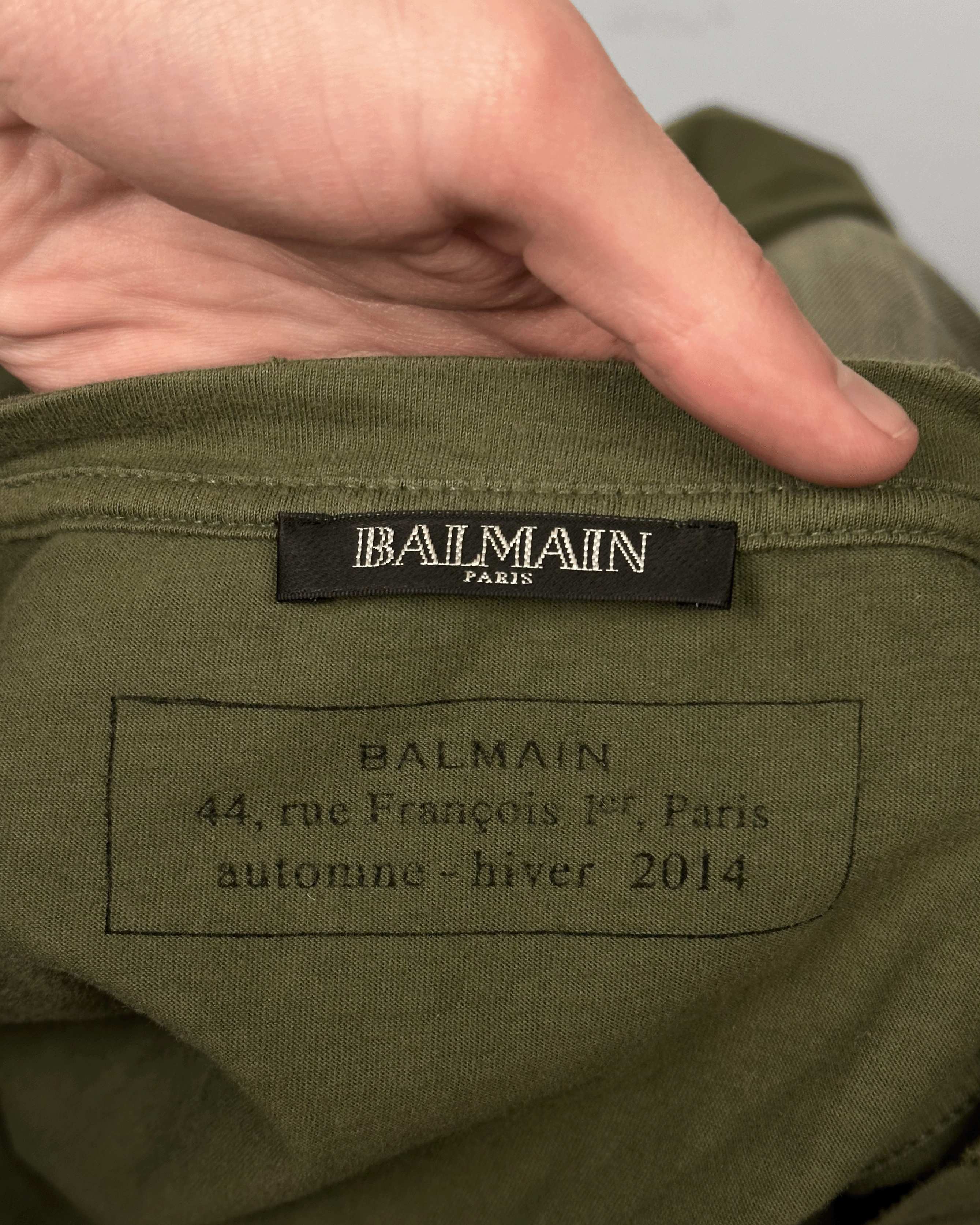 Balmain Balmain USA Flag Military Patch T-Shirt Size US XL / EU 56 / 4 - 6 Thumbnail