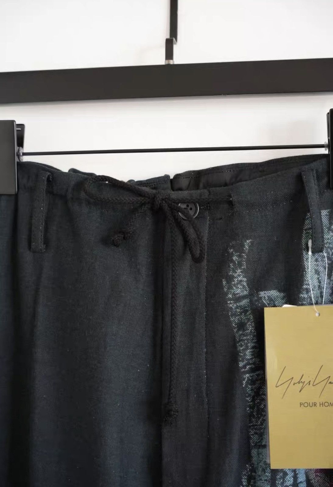 Yohji Yamamoto Yohji Yamamoto 24aw Kie Portrait Print Pants K4 Size US 36 / EU 52 - 4 Thumbnail