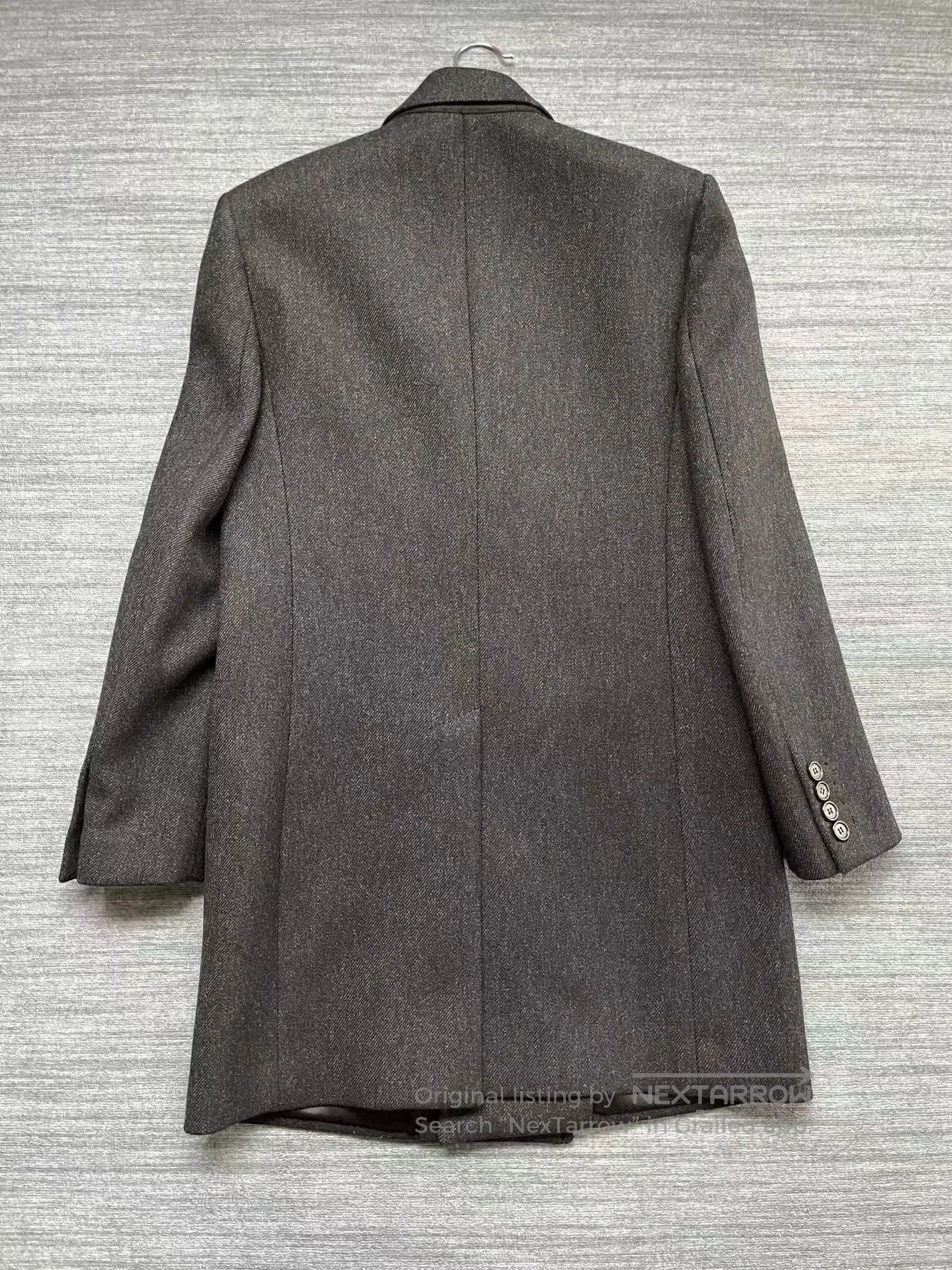 Saint Laurent Paris Saint Laurent Gray Wool Double. Size US M / EU 48-50 / 2 - 5 Thumbnail