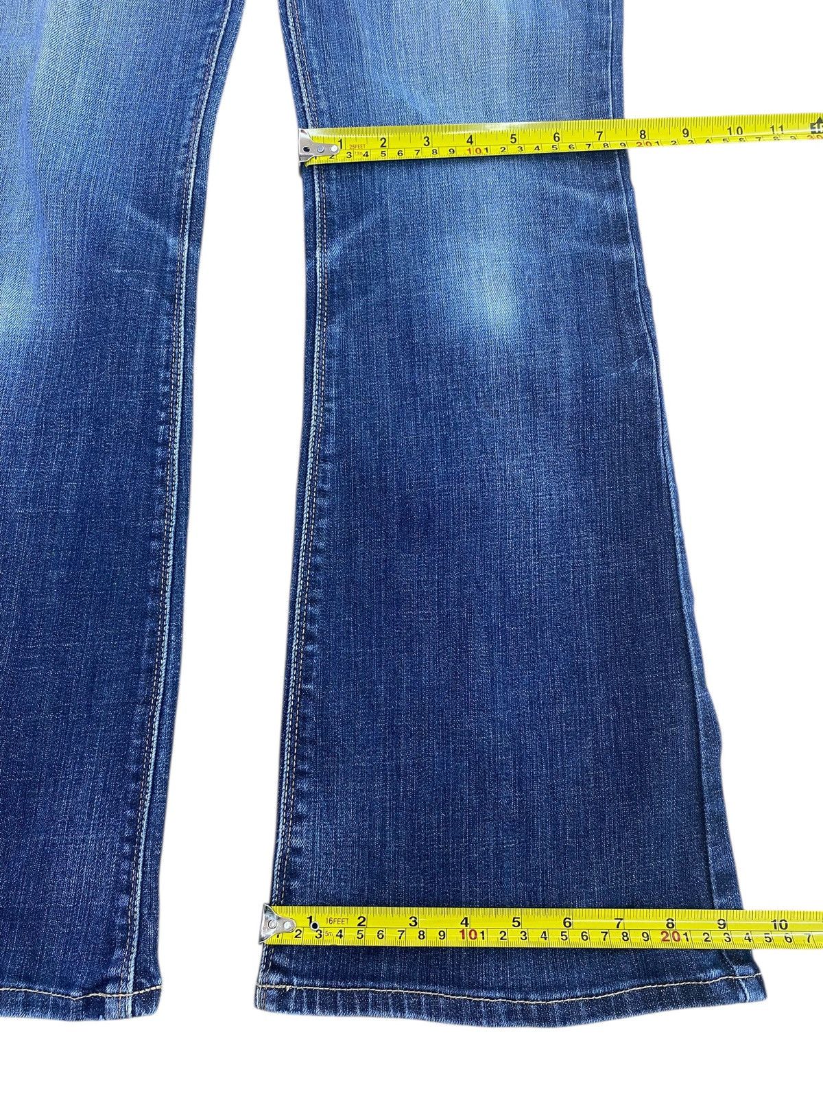 Japanese Brand Japanese Brand Whiskers Faded Wash Style Flare Jeans Size US 28 / EU 44 - 8 Thumbnail