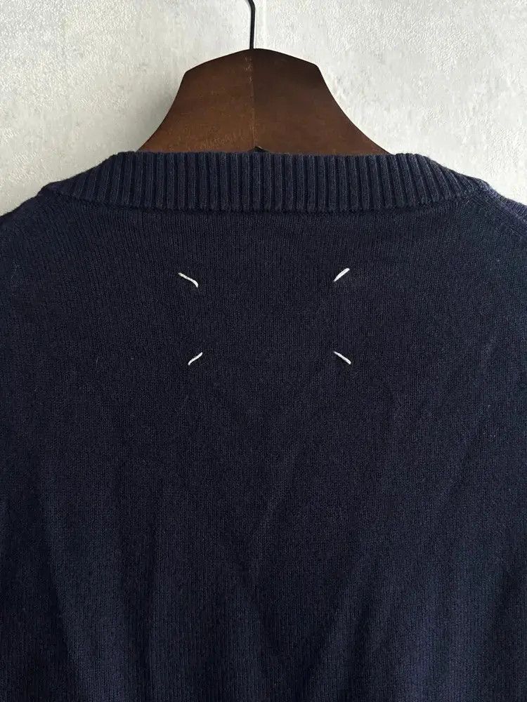 Maison Margiela Maison Margiela Maison Margiela Leather Patches Knitwear-2 Size US S / EU 44-46 / 1 - 1 Thumbnail