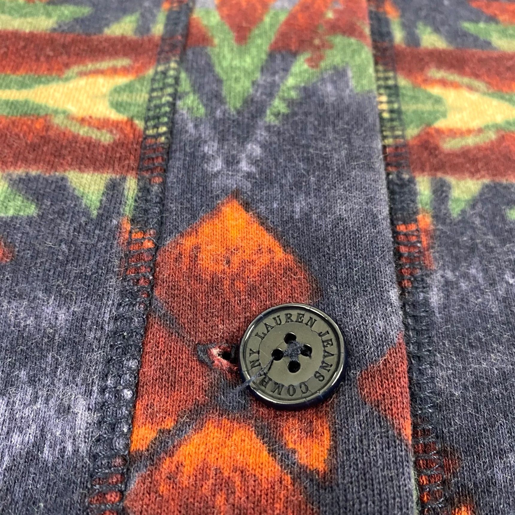Ralph Lauren VINTAGE is not applicable; use original words only. Ralph Lauren Lauren Jeans Co. Sweater Women XL Aztec Southwestern Shawl Cardigan Size XL / US 12-14 / IT 48-50 - 6 Thumbnail