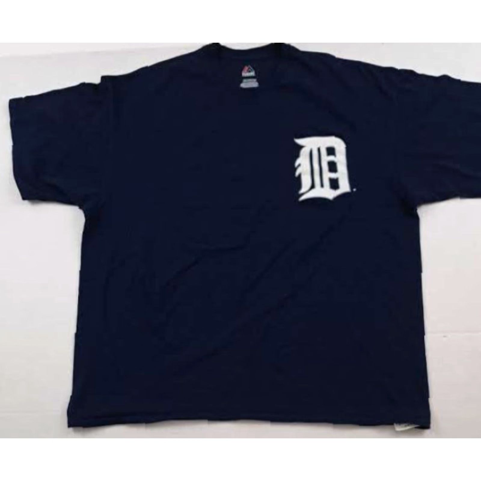 Vintage VINTAGE? No. 2XL Detroit Tigers T-Shirt Majestic Mens Short Sleeve Blue 2XL Sports Shirt Tigers J.D. Martinez Martial? Size US XXL / EU 58 / 5 - 2 Thumbnail