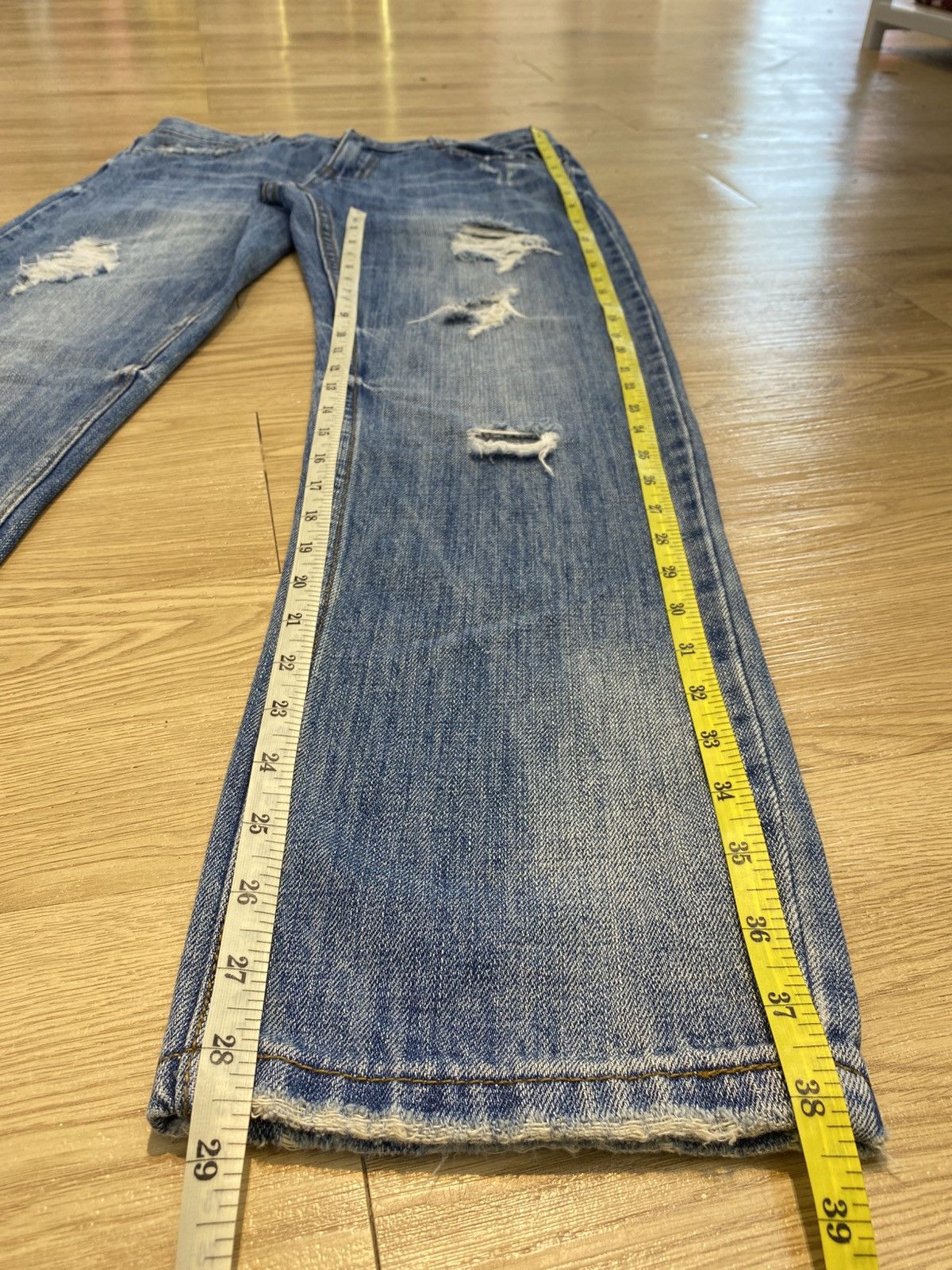 Japanese Brand Vintage Japanese Brand Hairy Leg Distress Denim Size US 32 / EU 48 - 15 Thumbnail