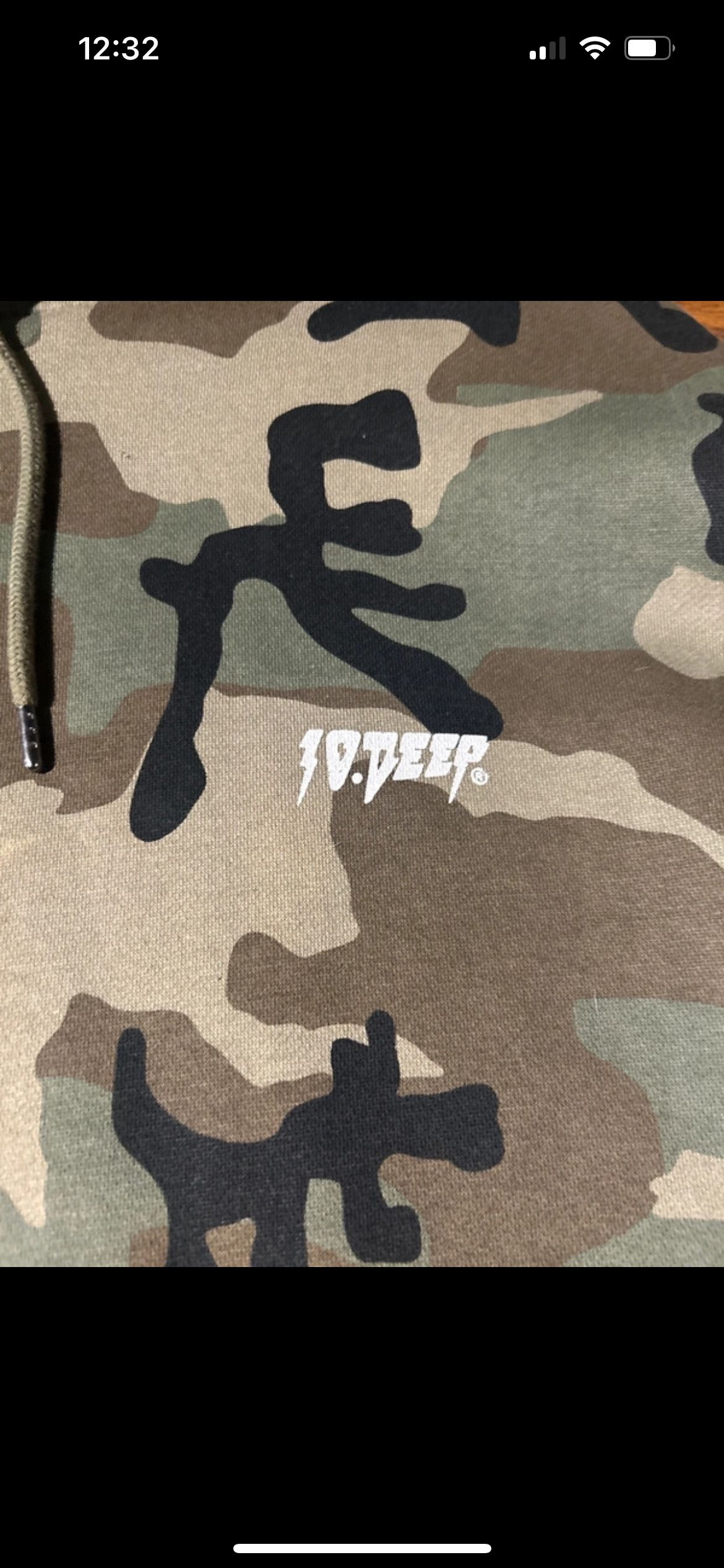 10 Deep 10 Deep Camo Hoodie w/ Japanese Design Size US XXL / EU 58 / 5 - 2 Thumbnail
