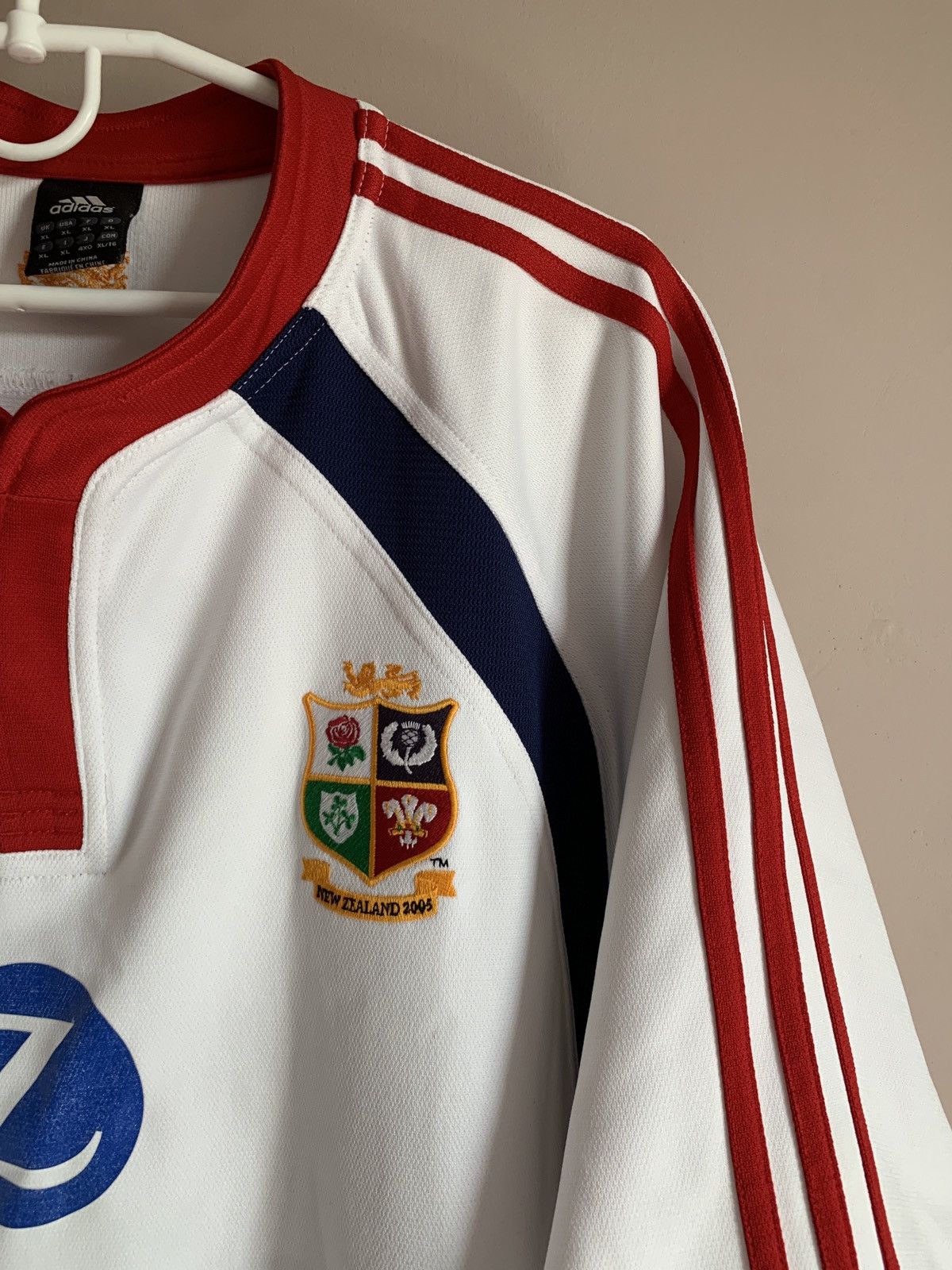 Vintage British and Irish Lions 2005 Rugby Union Shirt Adidas XL Size US XL / EU 56 / 4 - 4 Thumbnail