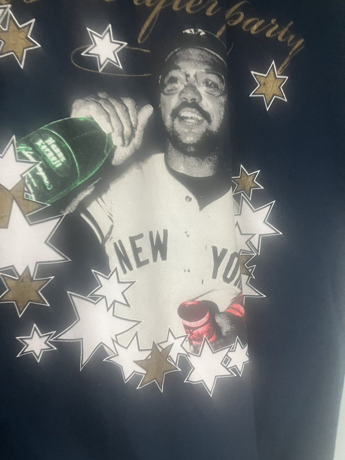 MLB × New York Yankees × Vintage Yankees Reggie Jackson World Series party shirt size xl Size US XL / EU 56 / 4 - 4 Thumbnail