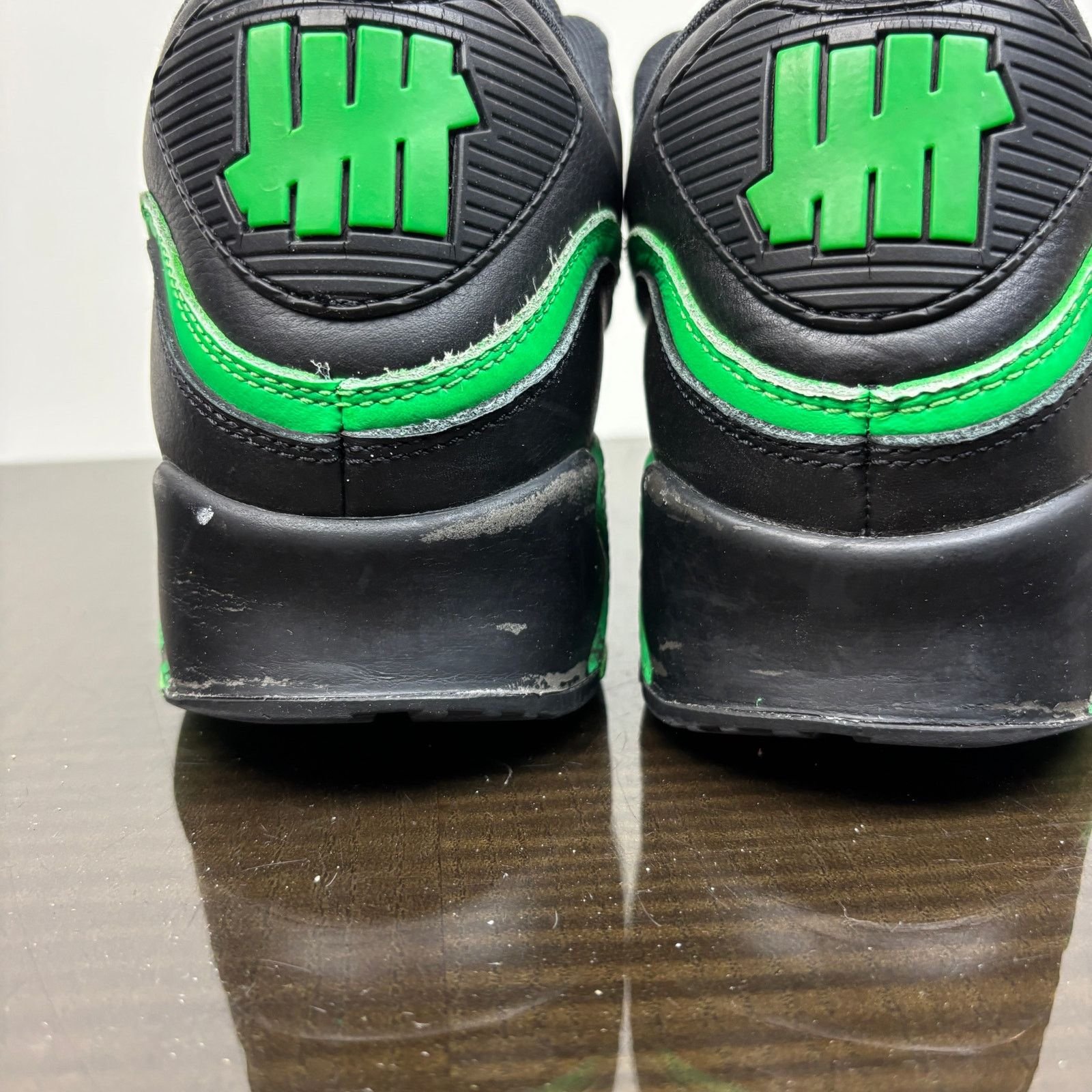 Nike × Undefeated Nike Undefeated Air Max 90 Black Green Sneakers Men's 13 Size US 13 / EU 46 - 14 Thumbnail