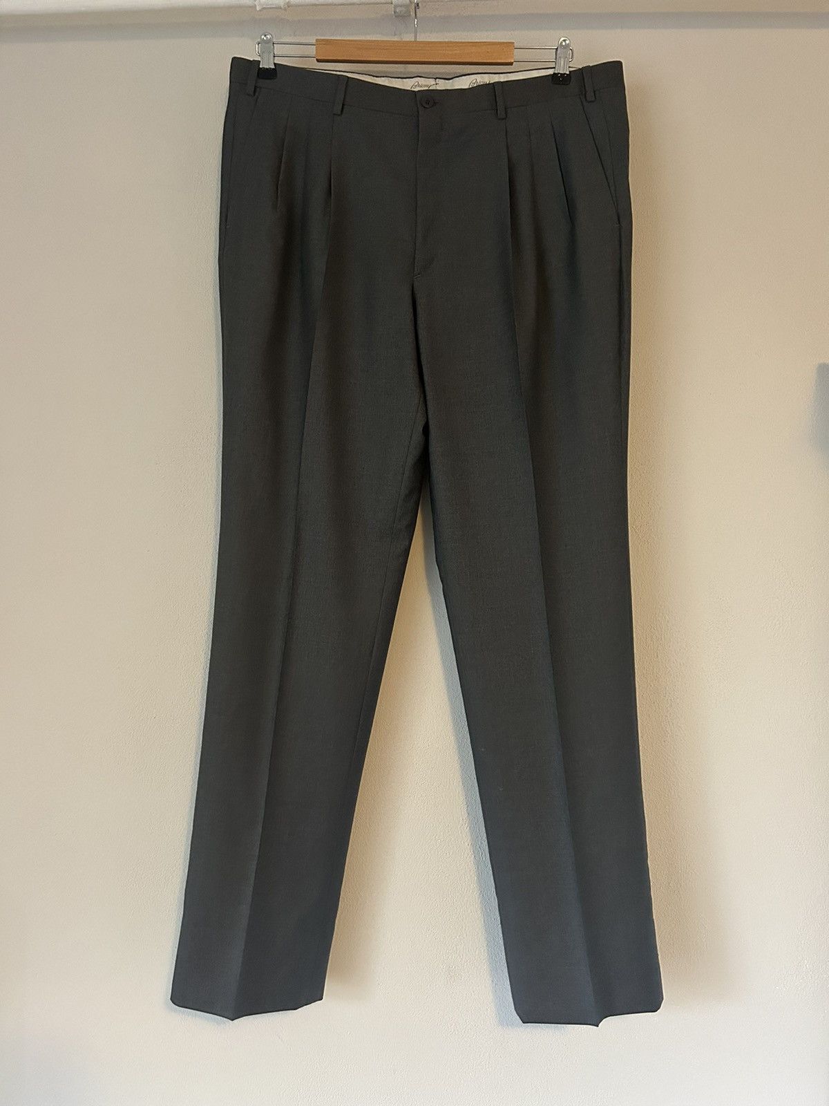 Brioni Super 150’s Virgin Wool Segovia Pants Size US 38 / EU 54 - 1 Thumbnail