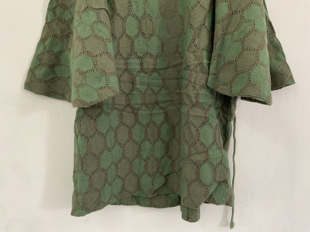 Japanese Brand Vintage Japan Green Cardigan Kimono Size US L / EU 52-54 / 3 - 8 Thumbnail