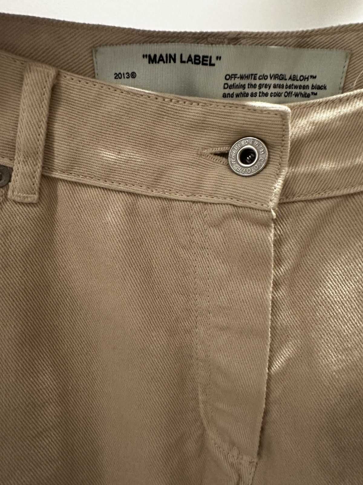 Off-White Women’s Off-White Denim jeans straight fit Size 26" / US 2 / IT 38 - 3 Thumbnail
