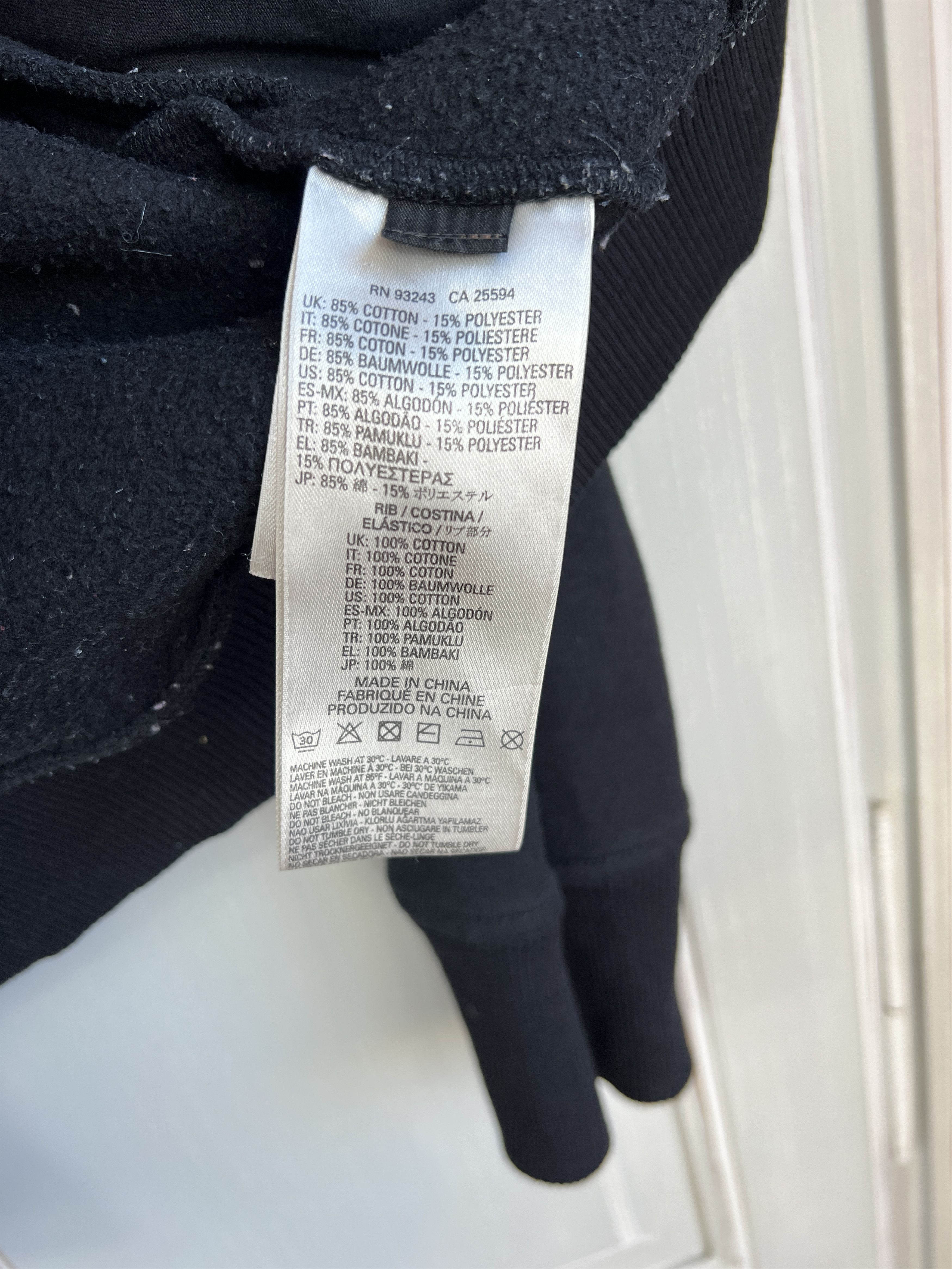 Diesel DIESEL BLACK ZIP HOODIE RICK OWENS STYLE Size US M / EU 48-50 / 2 - 10 Thumbnail