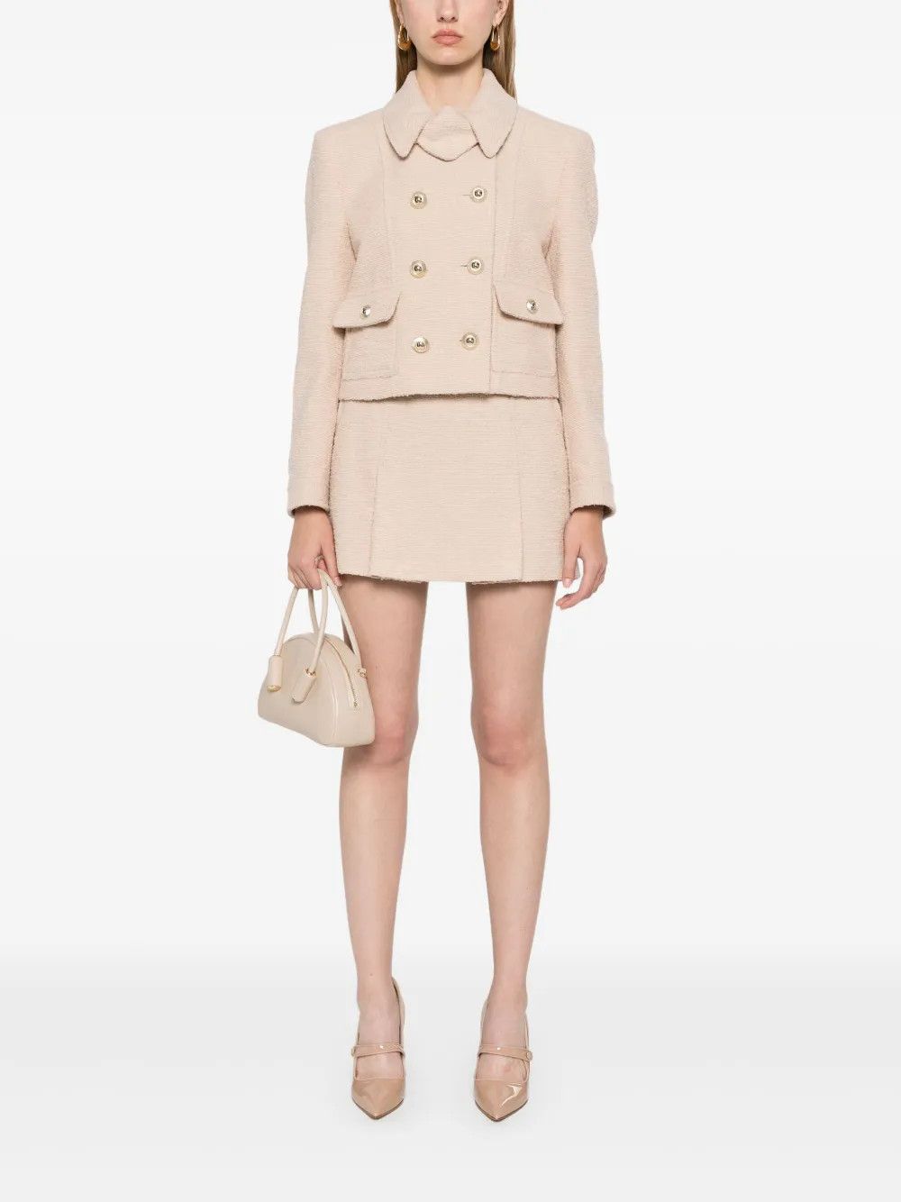 Tom Ford o1y0126 Boucle Jacket in Beige Size M / US 6-8 / IT 42-44 - 5 Thumbnail