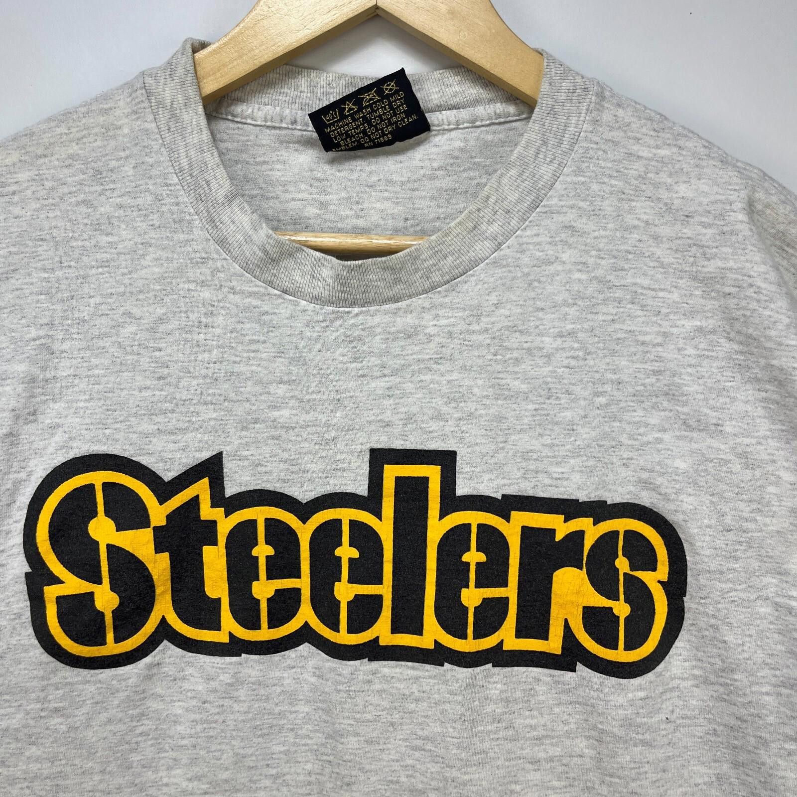 Other Vintage 90s Pittsburgh Steelers Single Stitch T-Shirt XL Size ONE SIZE - 3 Thumbnail
