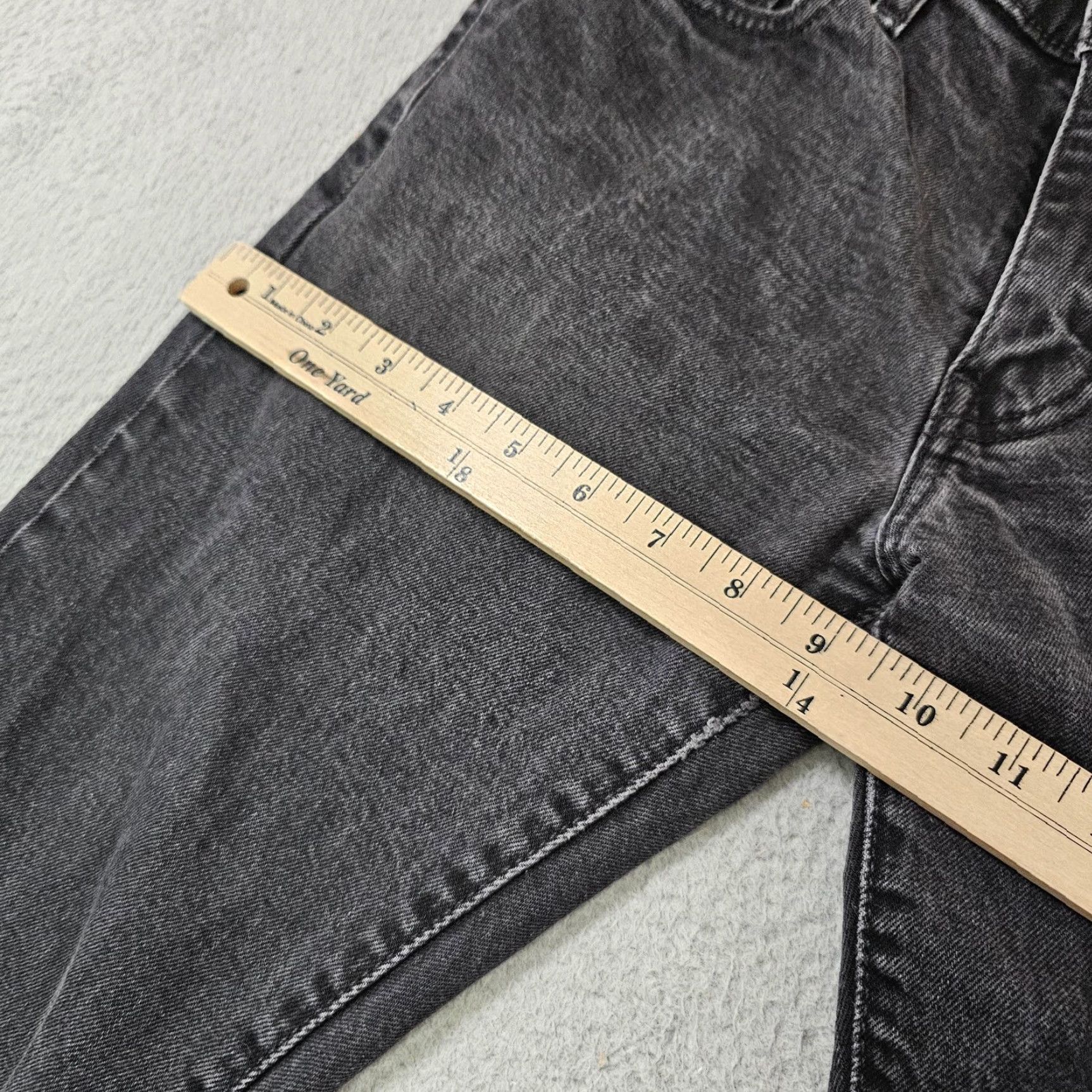 Levi's VINTAGE? No — Levis 511 Jeans Mens 30x29 (Tag 30x32) Charcoal Wash Slim Taper Stretch Denim Size US 30 / EU 46 - 5 Thumbnail