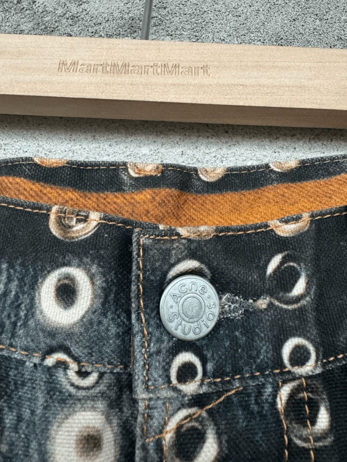 Acne Studios Acne Studios 25SS 2006M Digital Print Denim-2505 Size US 30 / EU 46 - 7 Thumbnail
