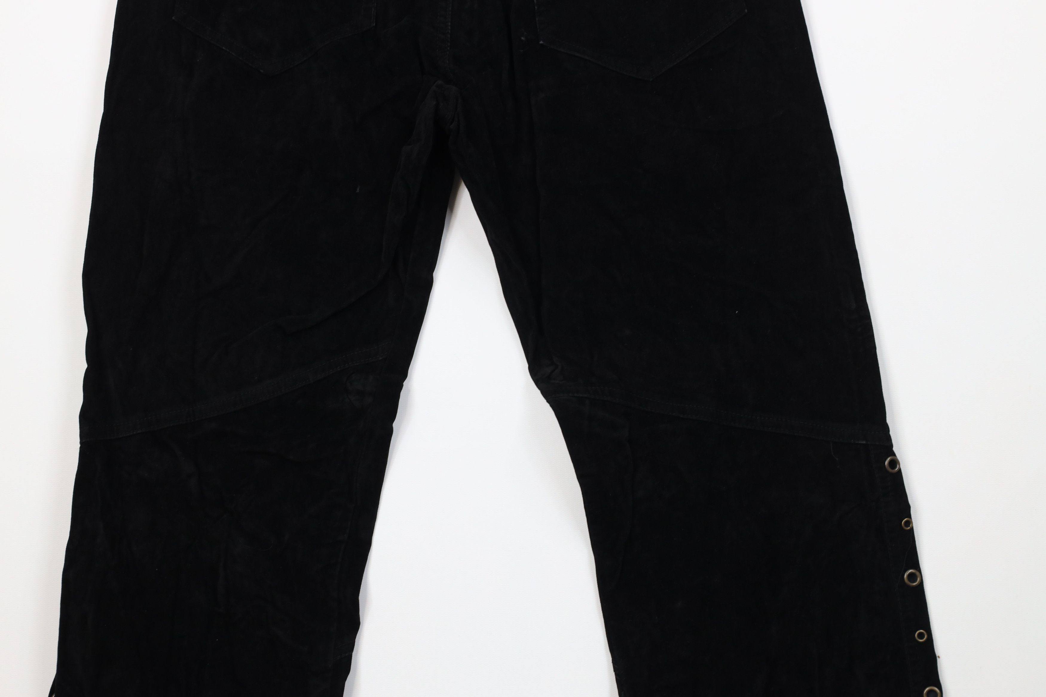 Lip Service Vintage 90s Lip Service Velvet Velour Wide Leg Pants USA Size 32" / US 10 / IT 46 - 14 Thumbnail