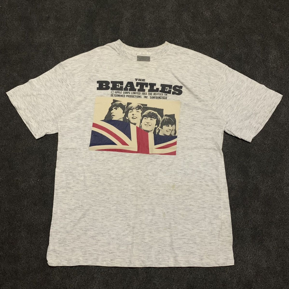 Band Tees Vintage 1993 The Beatles Union Jack T-Shirt Size US L / EU 52-54 / 3 - 1 Thumbnail
